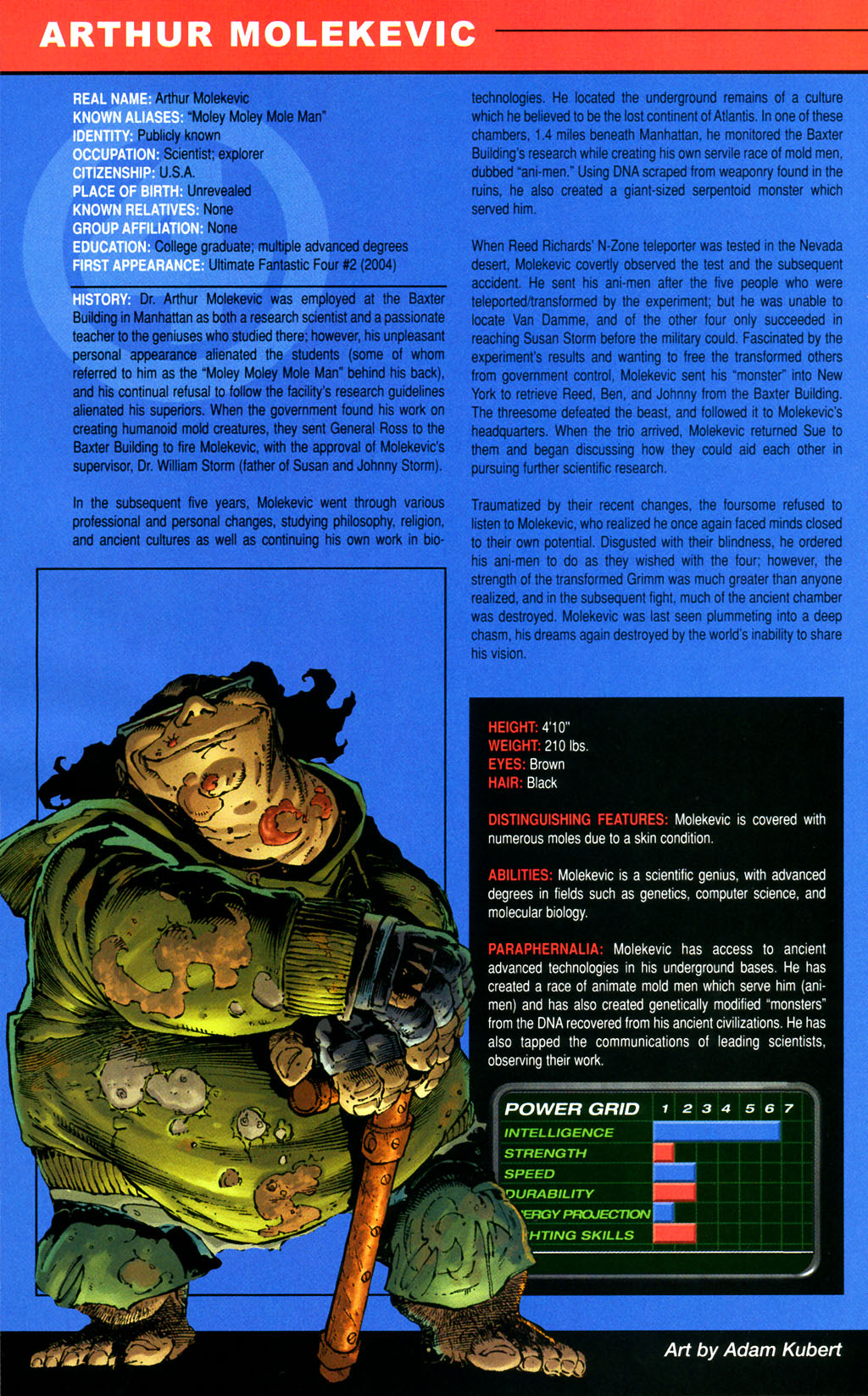 Read online Official Handbook of the Ultimate Marvel Universe 2005: The Fantastic Four & Spider-Man comic -  Issue # Full - 26