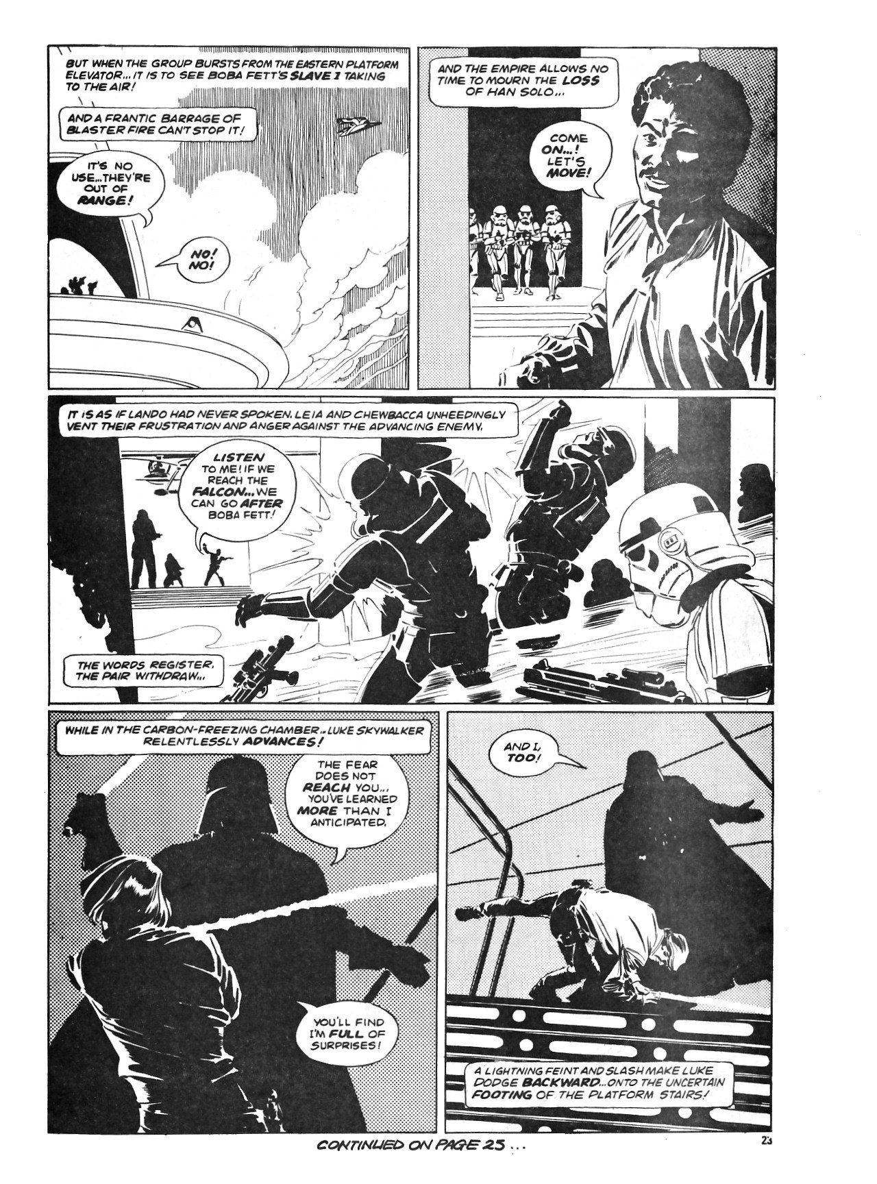 Read online Return of the Jedi comic -  Issue #63 - 23