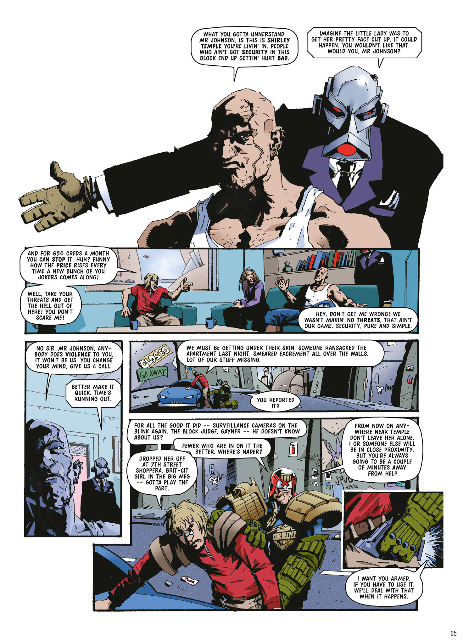 Read online Judge Dredd: The Complete Case Files comic -  Issue # TPB 32 (Part 1) - 67