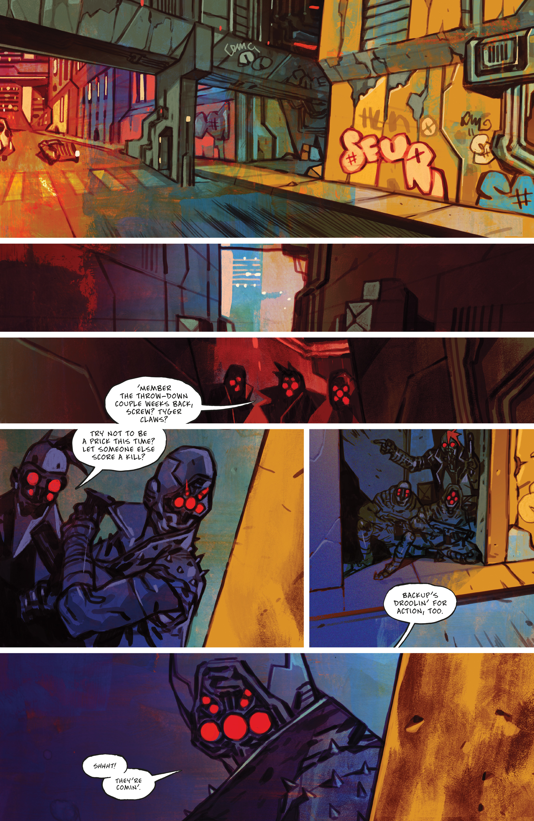 Read online Cyberpunk 2077: XOXO comic -  Issue #1 - 13