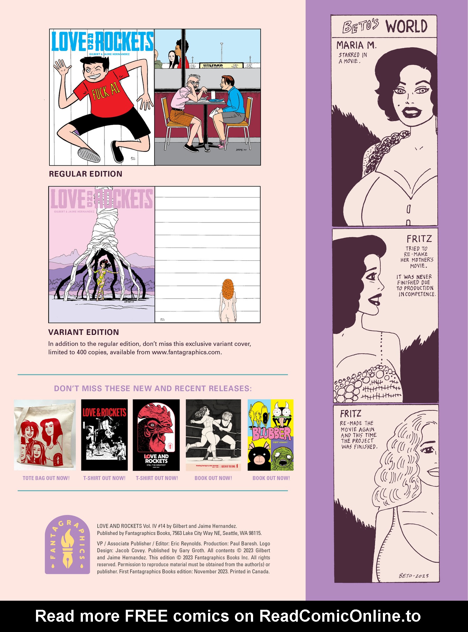 Read online Love and Rockets (2016) comic -  Issue #14 - 2