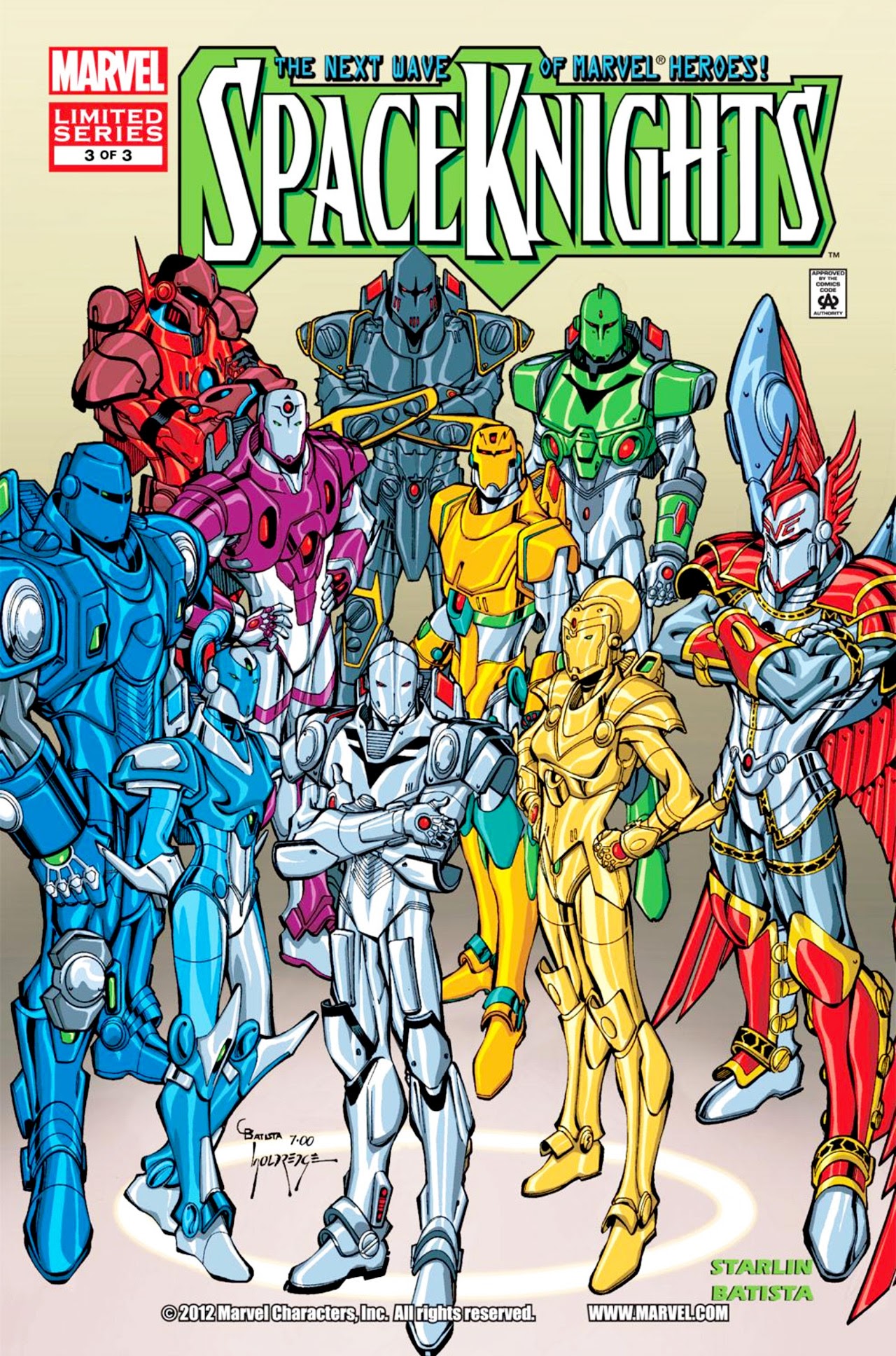 Read online Spaceknights (2012) comic -  Issue #3 - 1