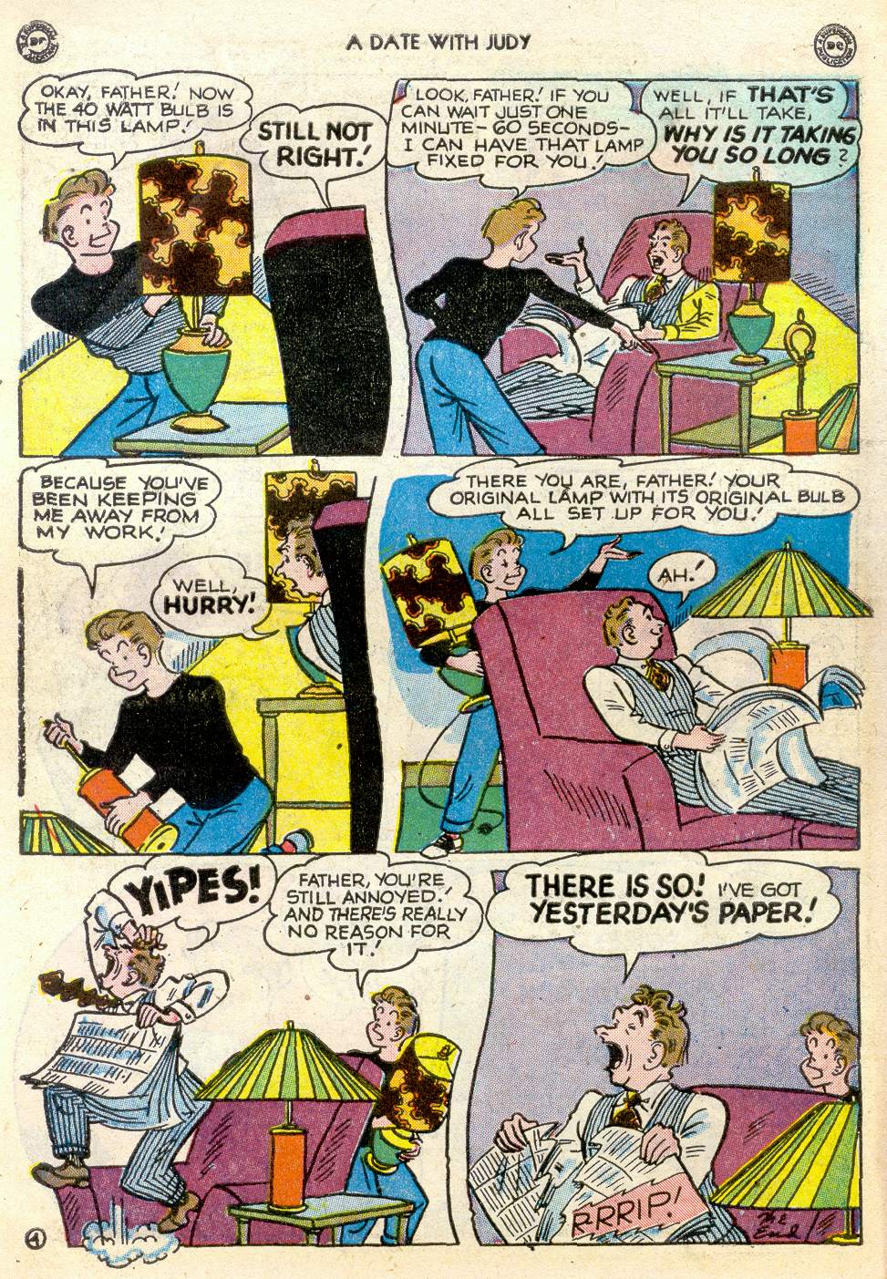 Read online A Date with Judy comic -  Issue #7 - 14