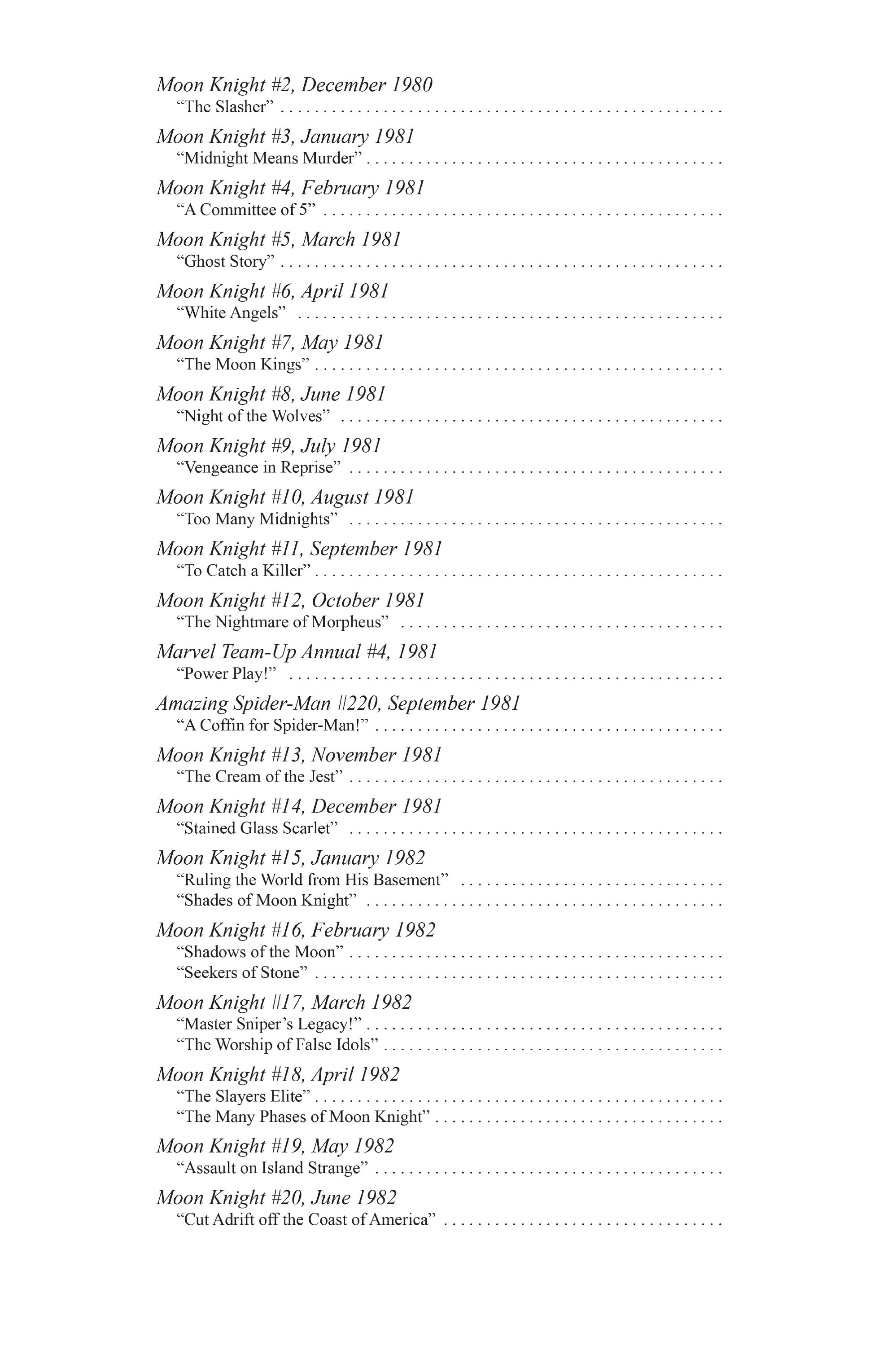 Read online Moon Knight Omnibus comic -  Issue # TPB 1 (Part 1) - 5