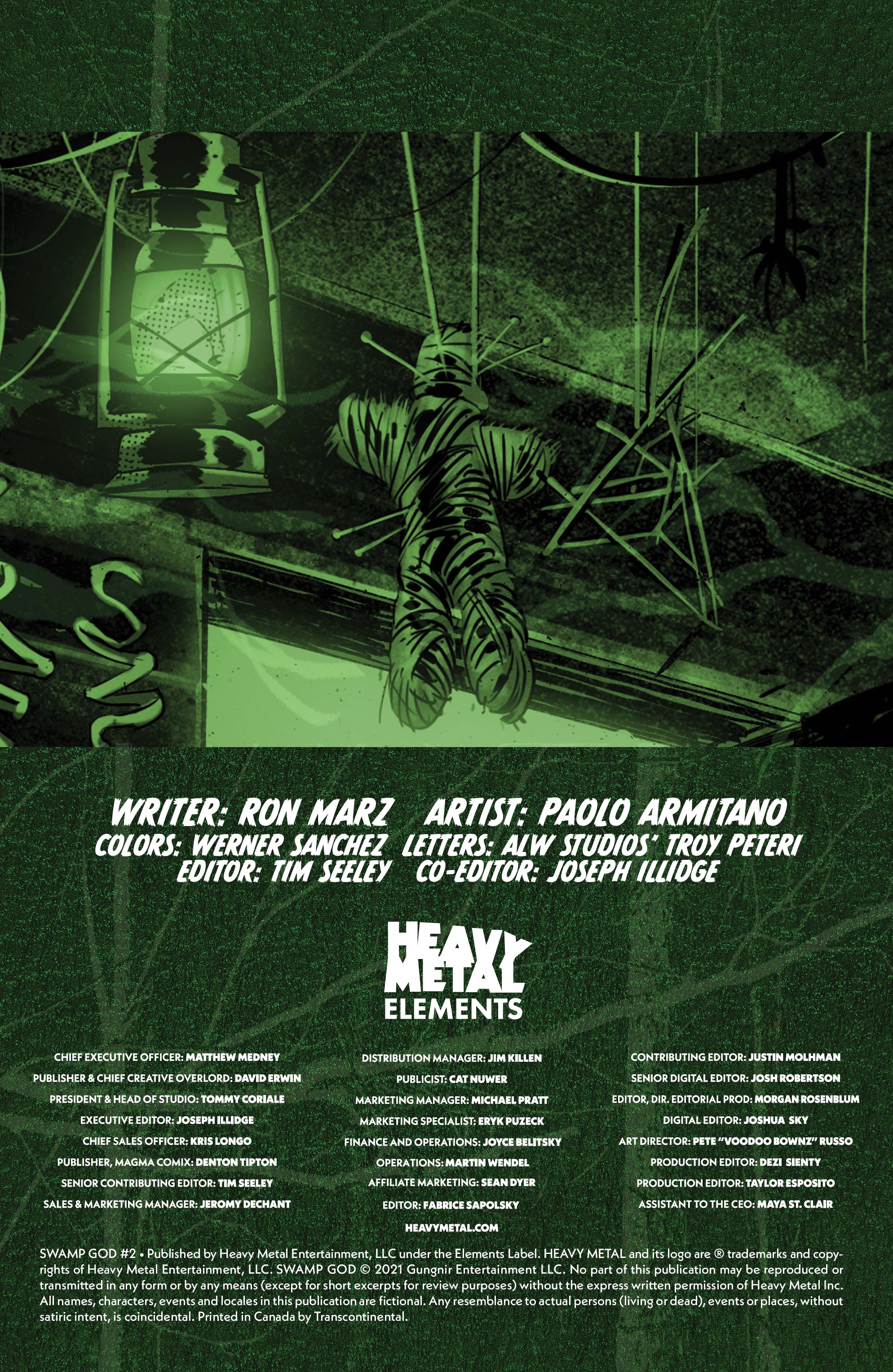 Read online Swamp God comic -  Issue #2 - 2