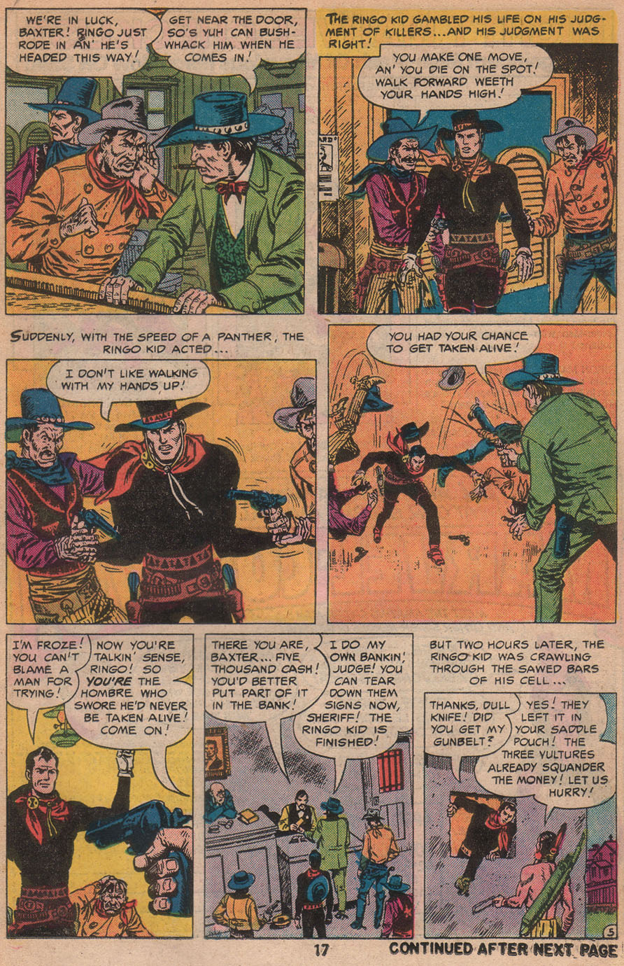 Read online Ringo Kid (1970) comic -  Issue #27 - 19