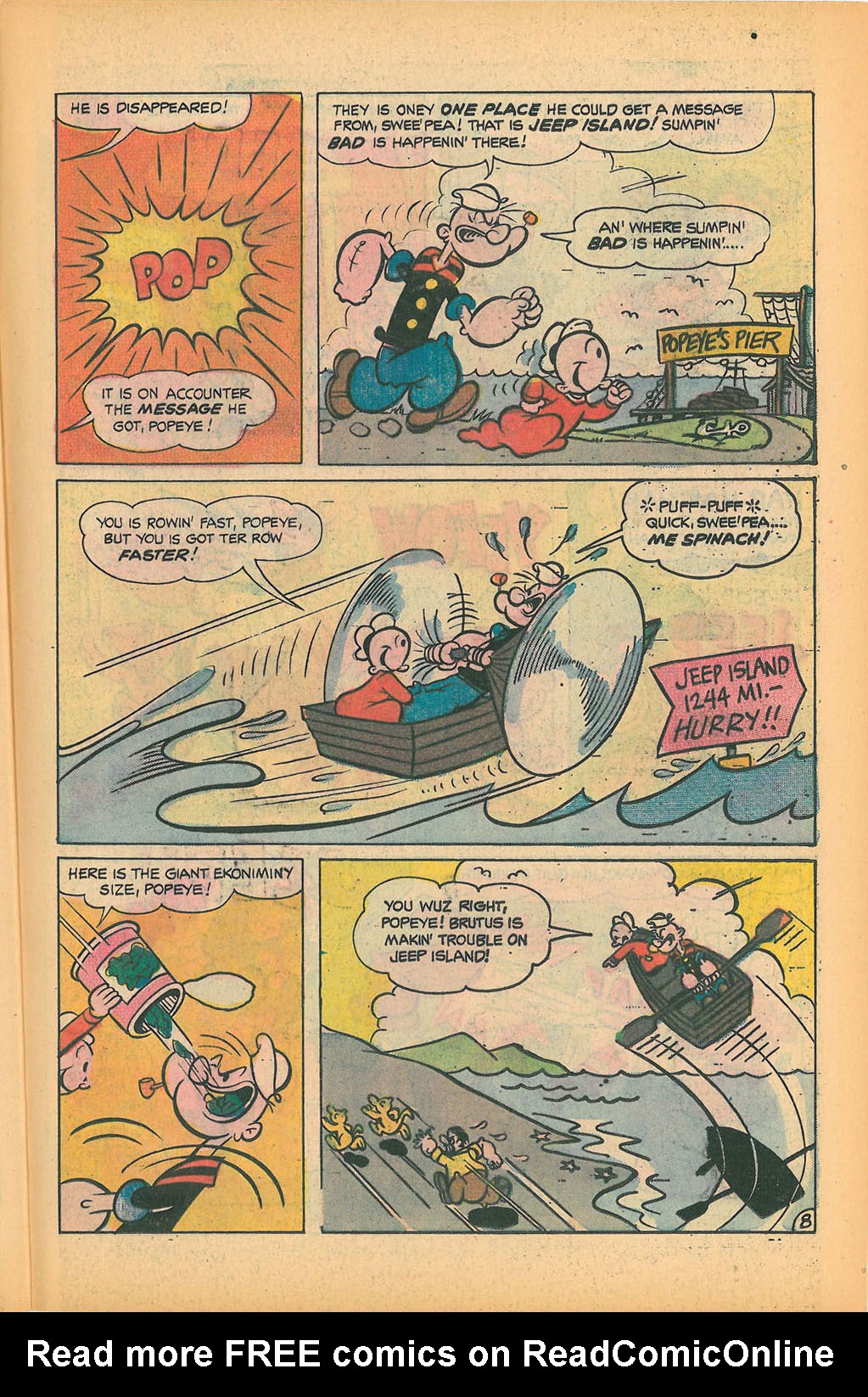 Read online Popeye (1948) comic -  Issue #116 - 11