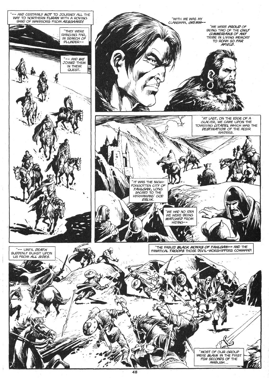 Read online The Savage Sword Of Conan comic -  Issue #219 - 49