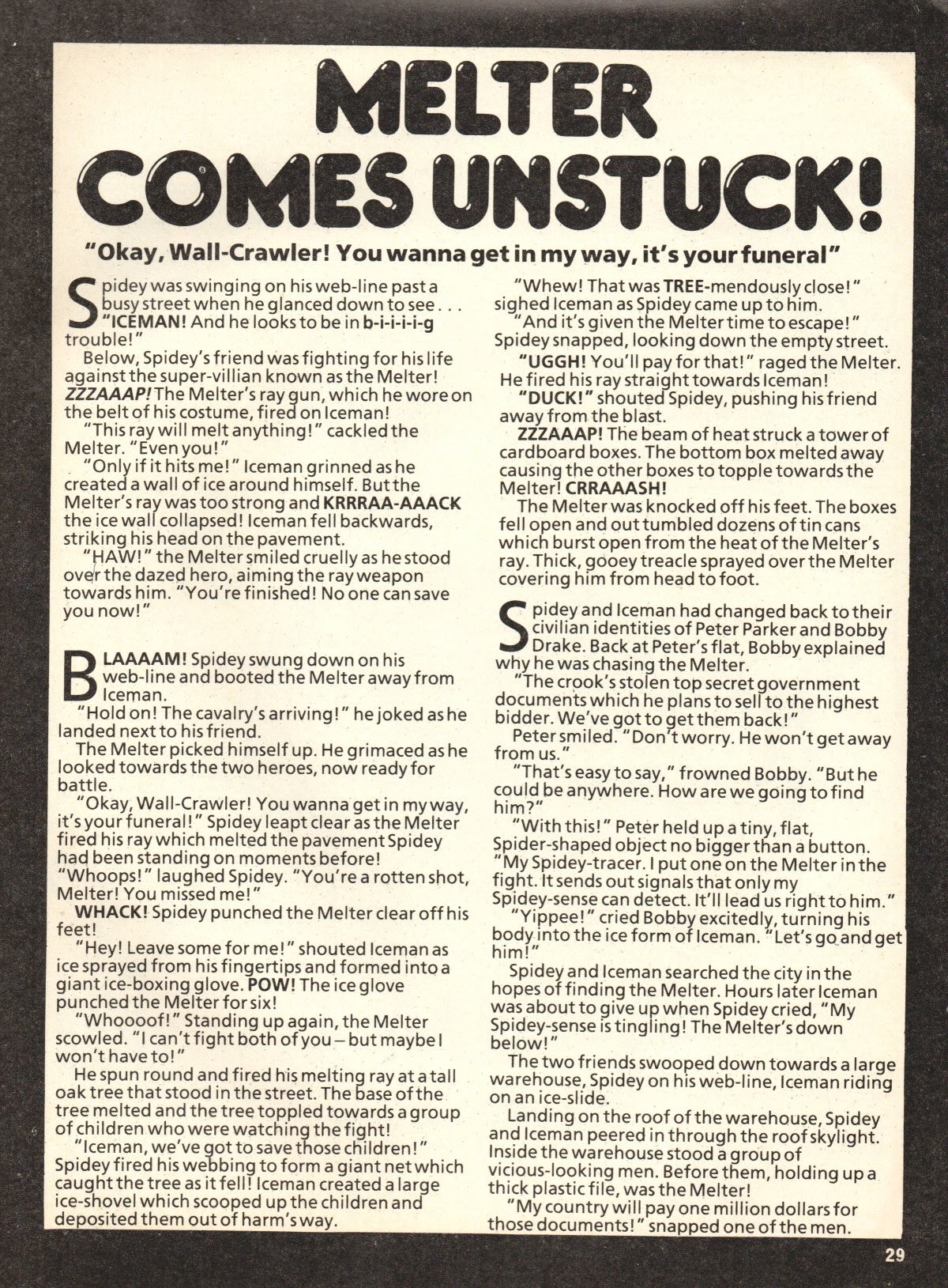 Read online Spidey Comic comic -  Issue #659 - 29