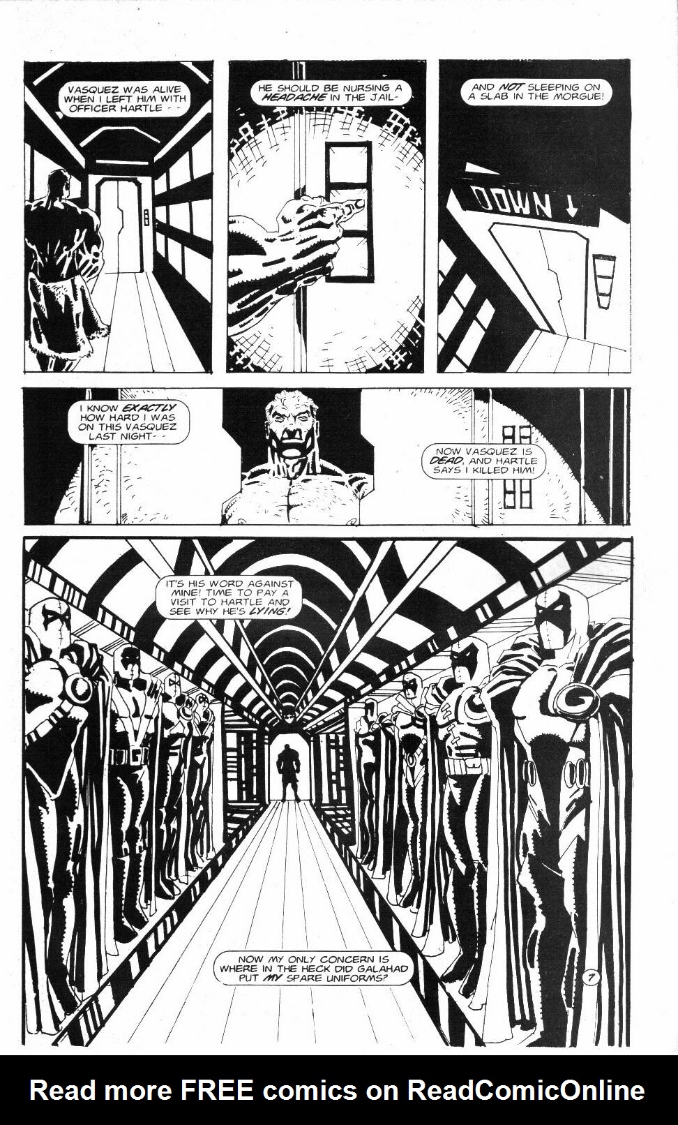 Read online Knight Watchman: Graveyard Shift comic -  Issue #2 - 9