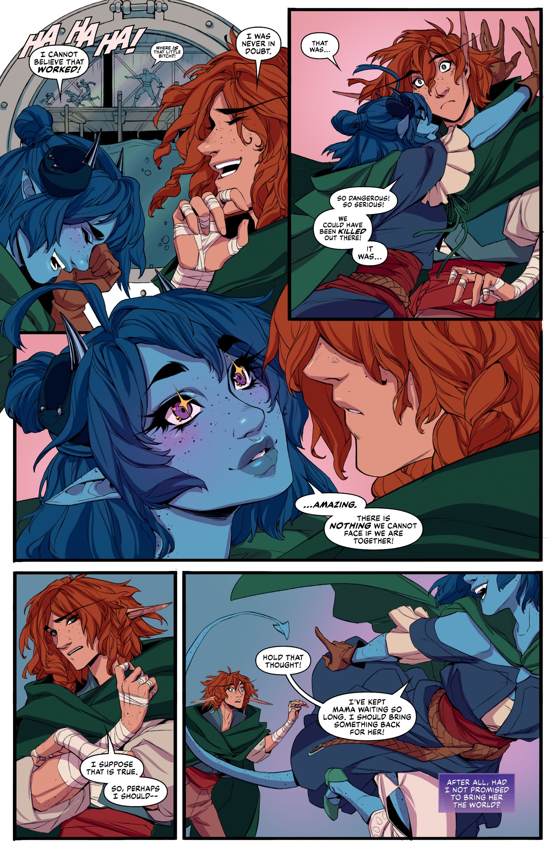 Read online Critical Role: The Mighty Nein Origins–Jester Lavorre comic -  Issue # Full - 41