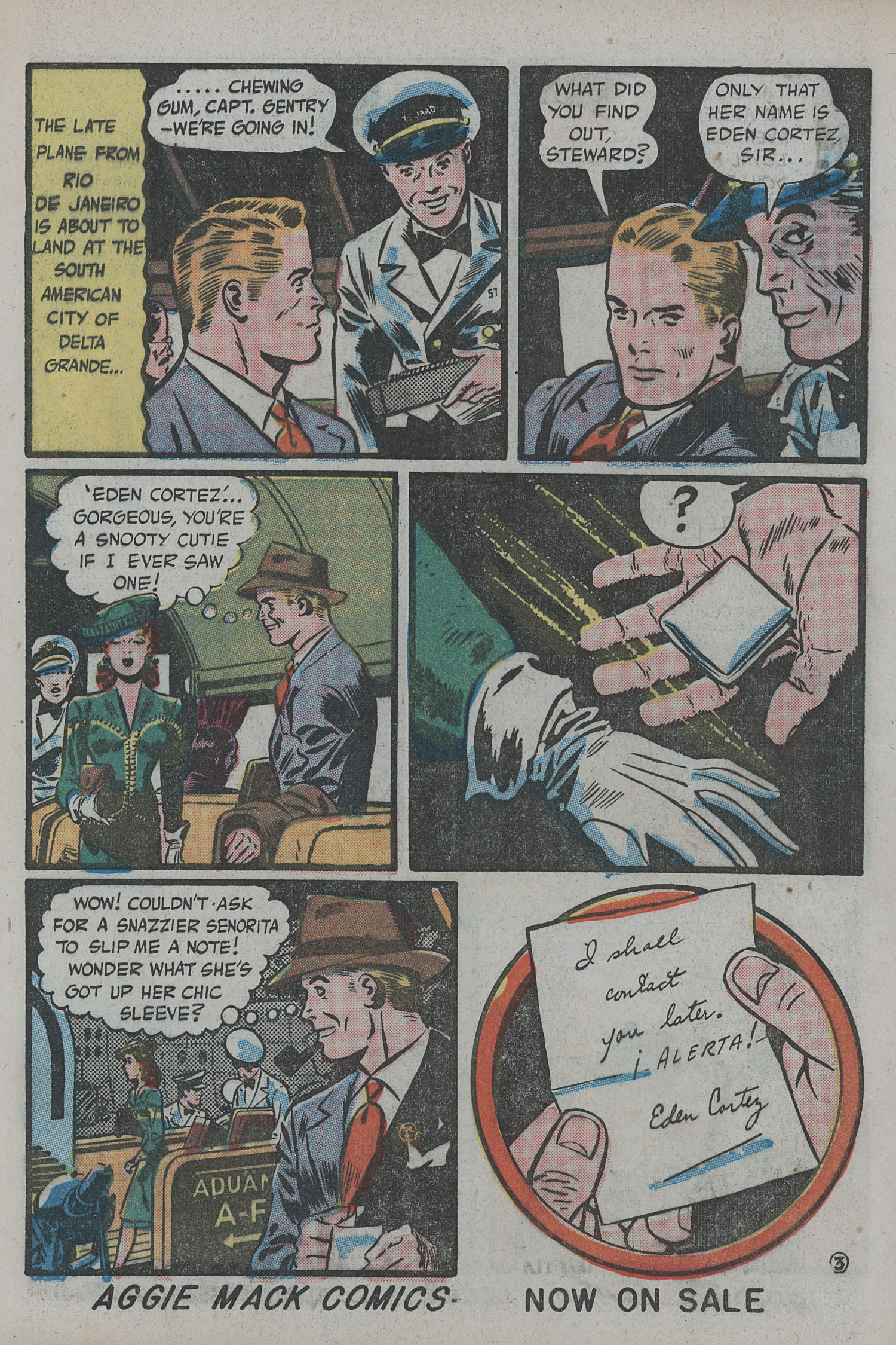Read online Bruce Gentry comic -  Issue #1 - 5