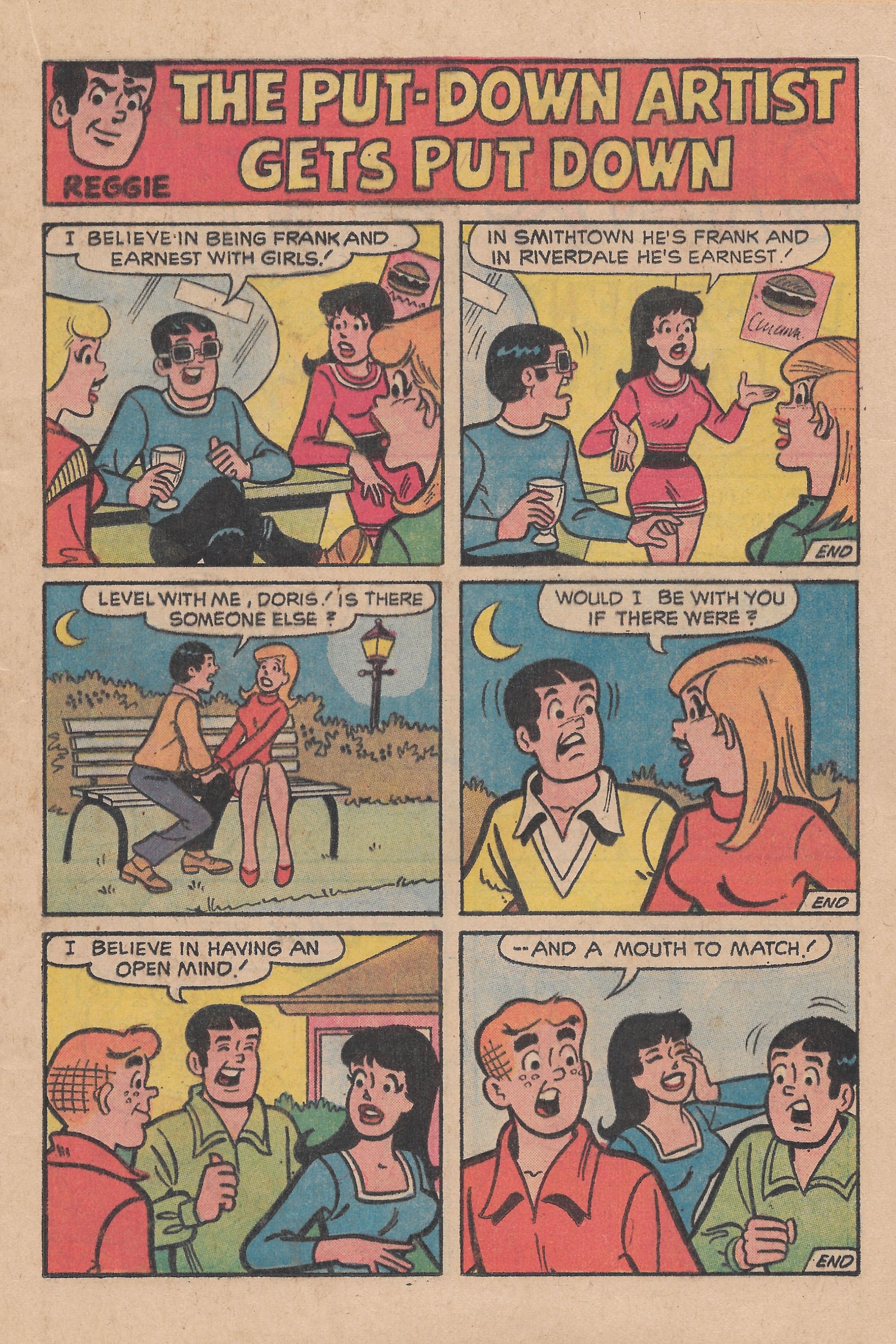 Read online Reggie's Wise Guy Jokes comic -  Issue #26 - 17