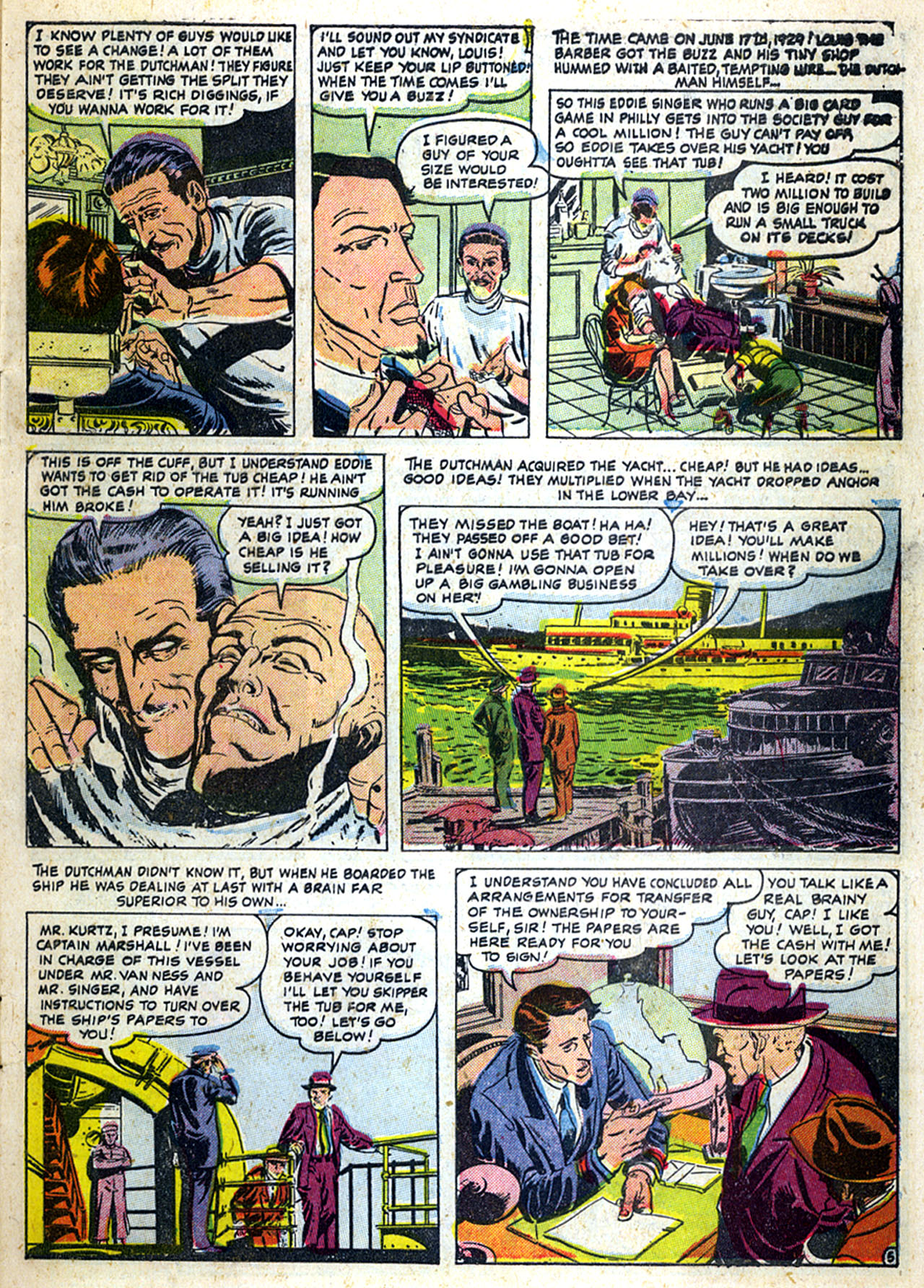 Read online Justice (1947) comic -  Issue #28 - 6
