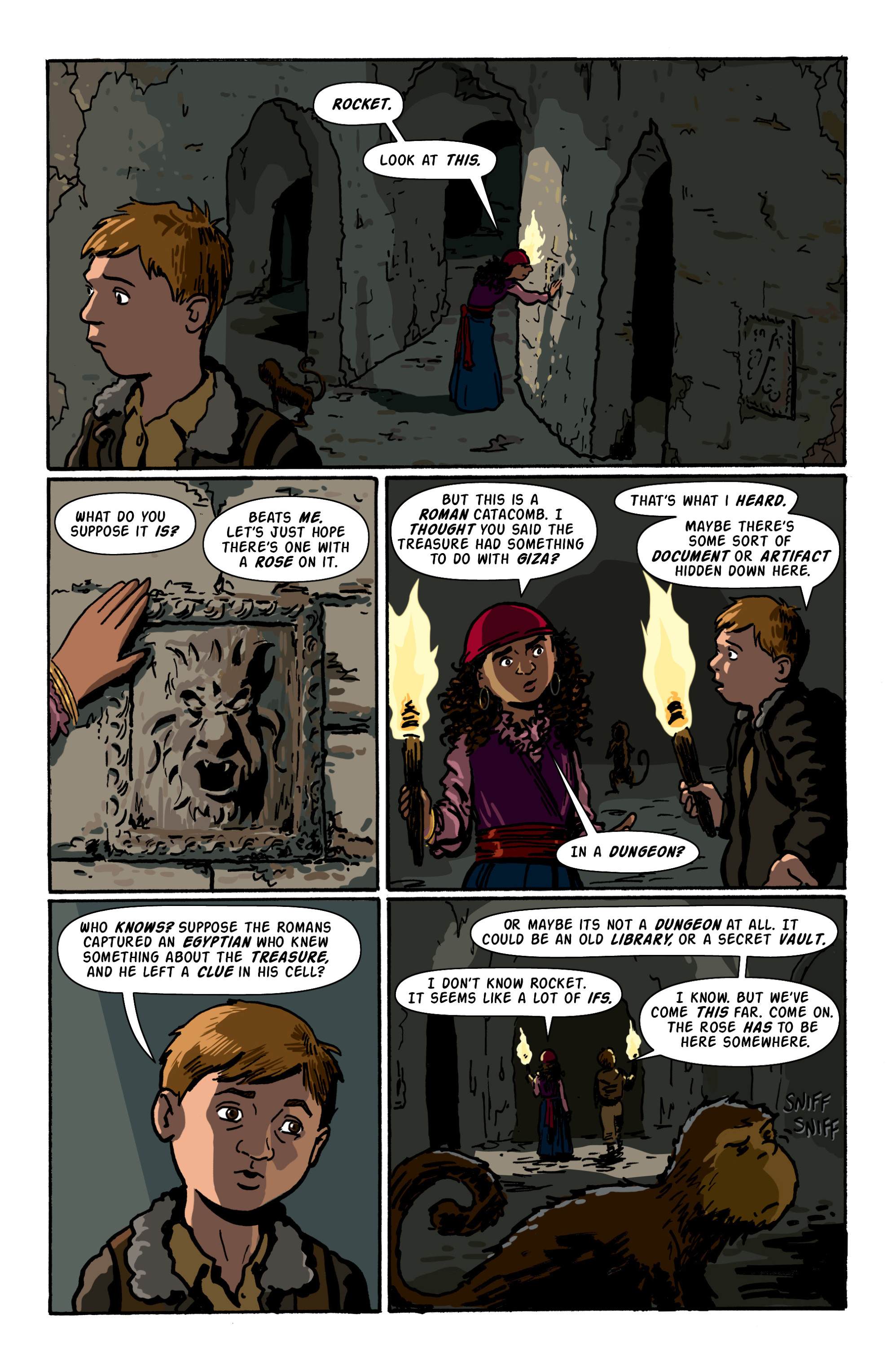 Read online Rocket Robinson and the Pharaoh's Fortune comic -  Issue # TPB (Part 2) - 48