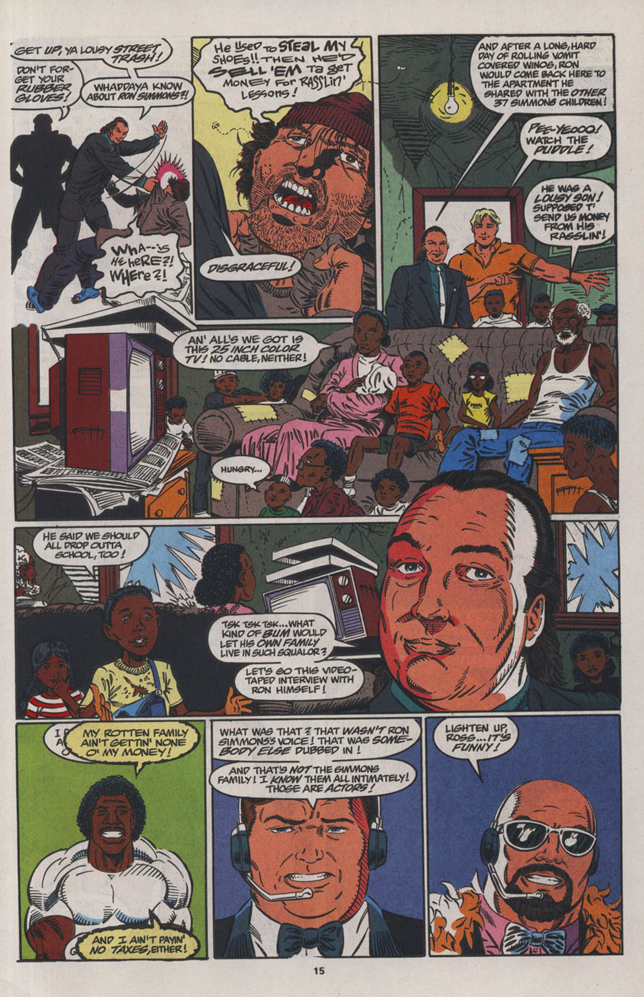 Read online WCW World Championship Wrestling comic -  Issue #12 - 17