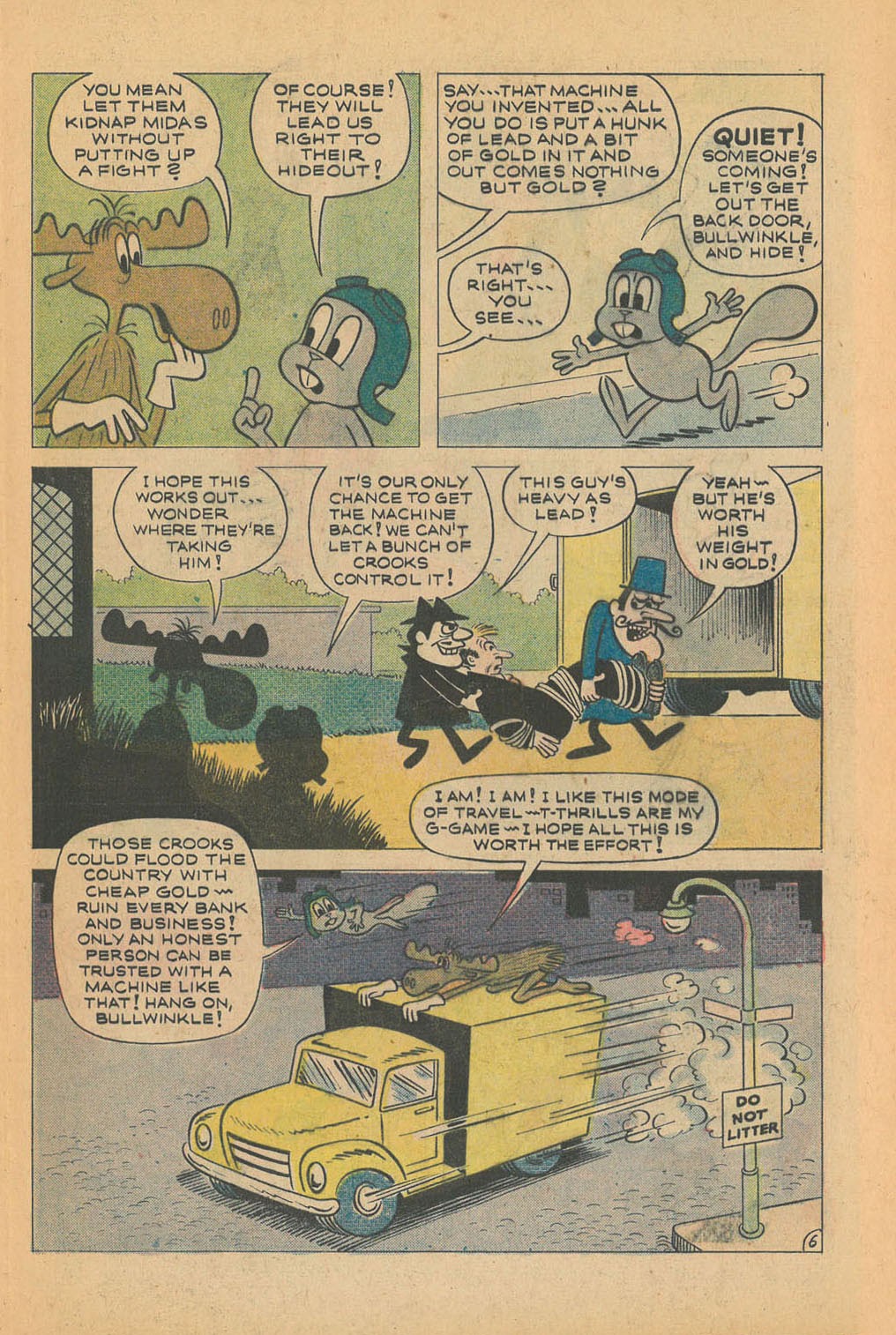 Read online Bullwinkle And Rocky (1970) comic -  Issue #6 - 9