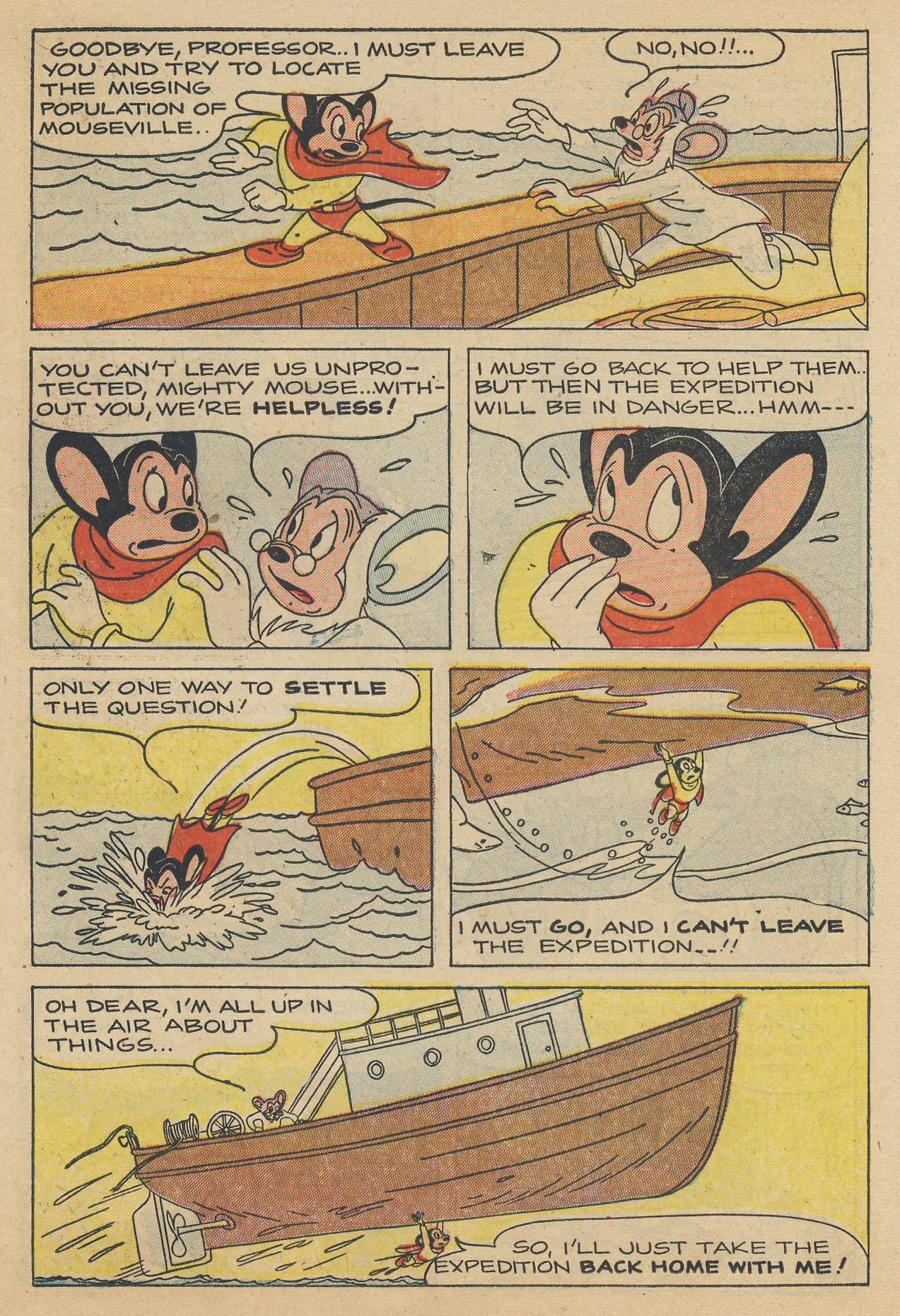 Read online Paul Terry's Mighty Mouse Comics comic -  Issue #45 - 11
