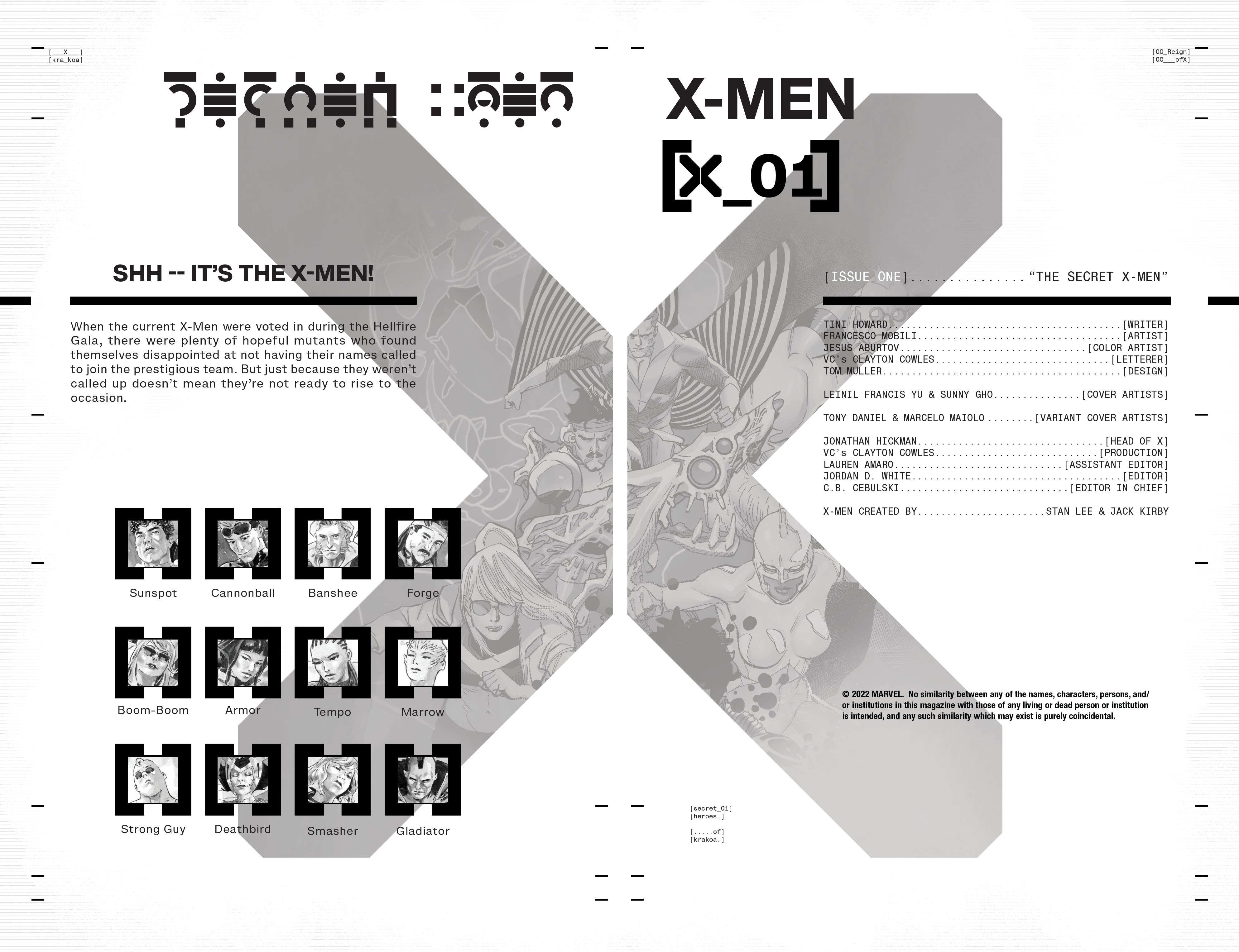 Read online The Secret X-Men comic -  Issue #1 - 5