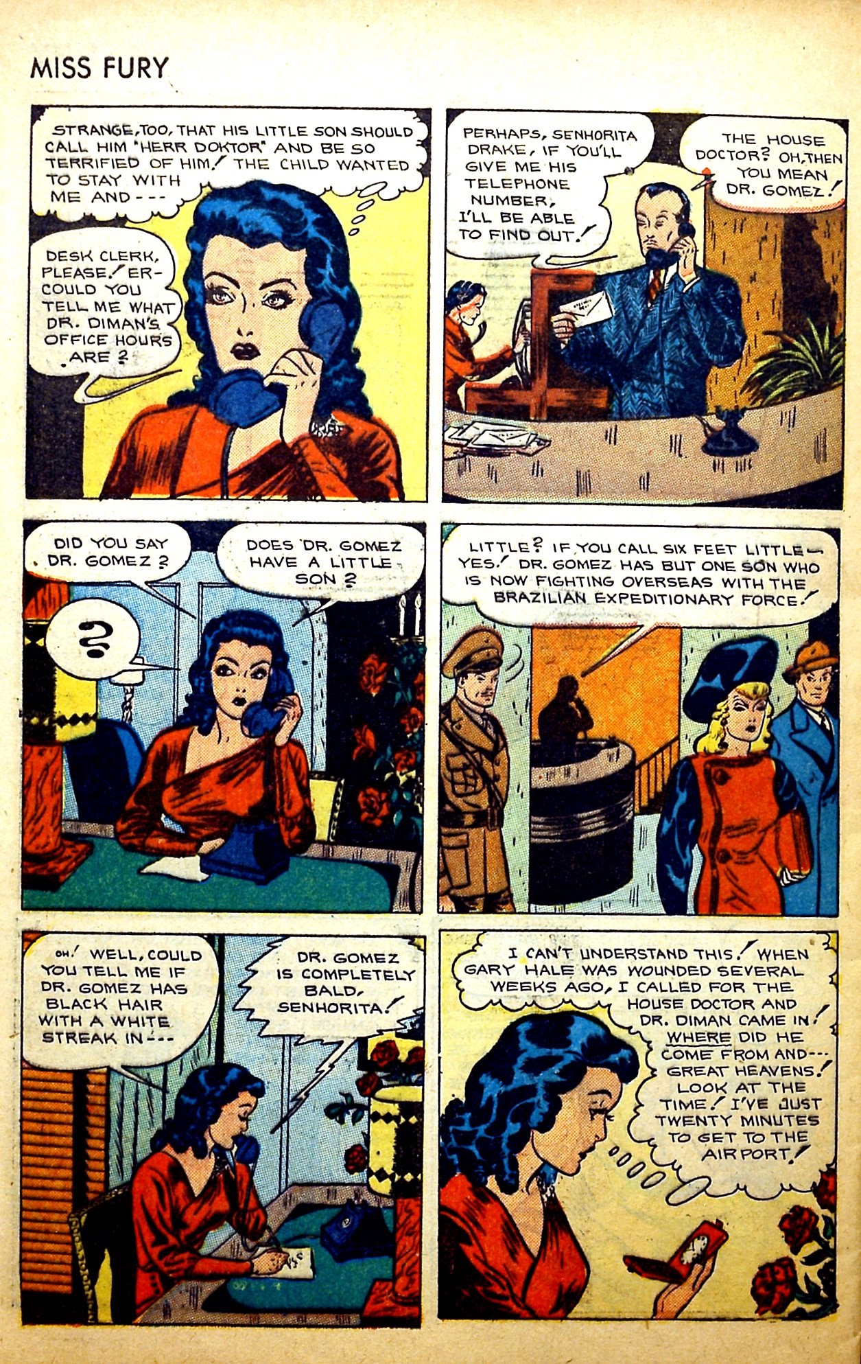 Read online Miss Fury Comics comic -  Issue #8 - 33