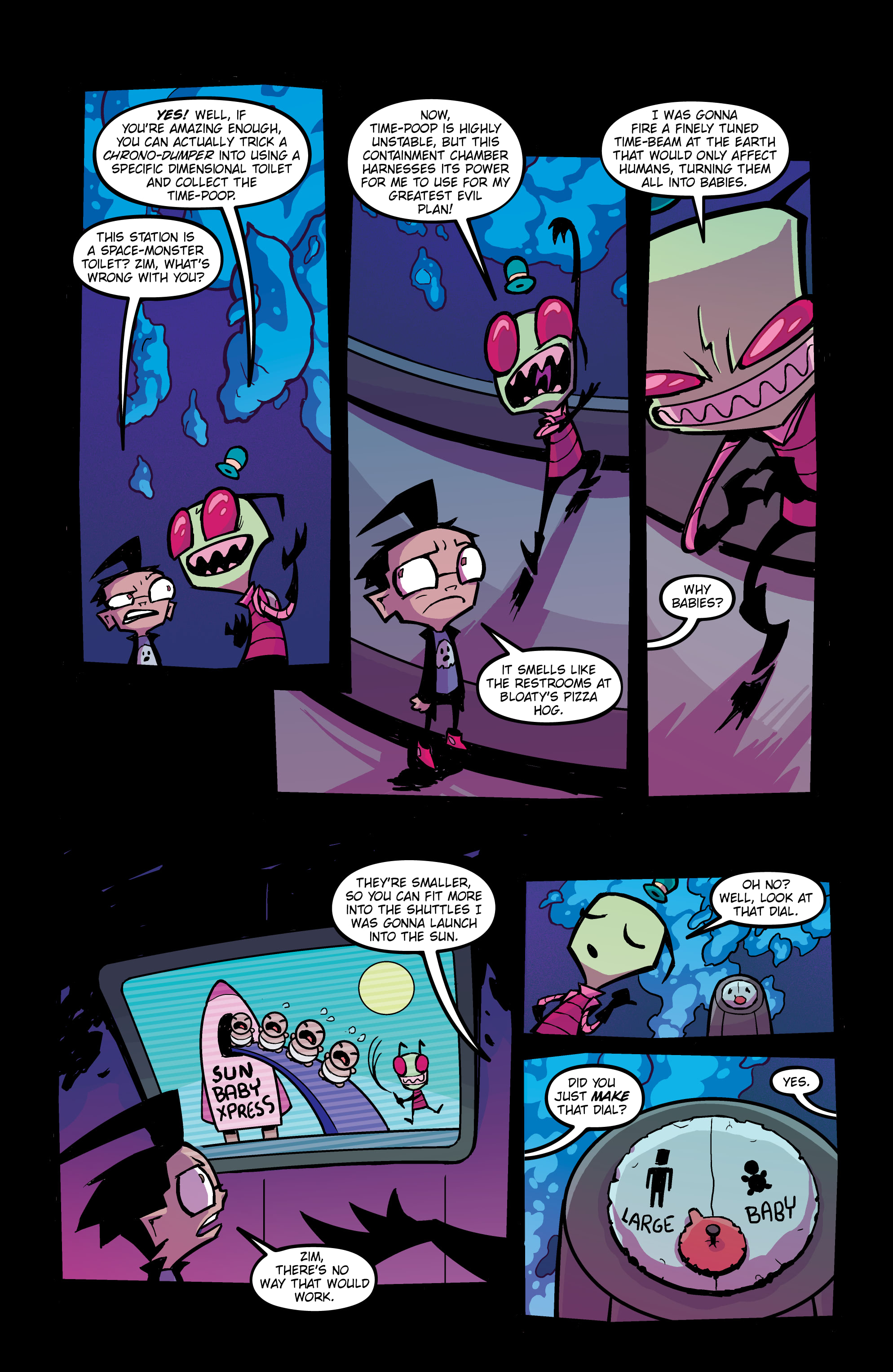 Read online Invader Zim: The Dookie Loop Horror comic -  Issue # Full - 15