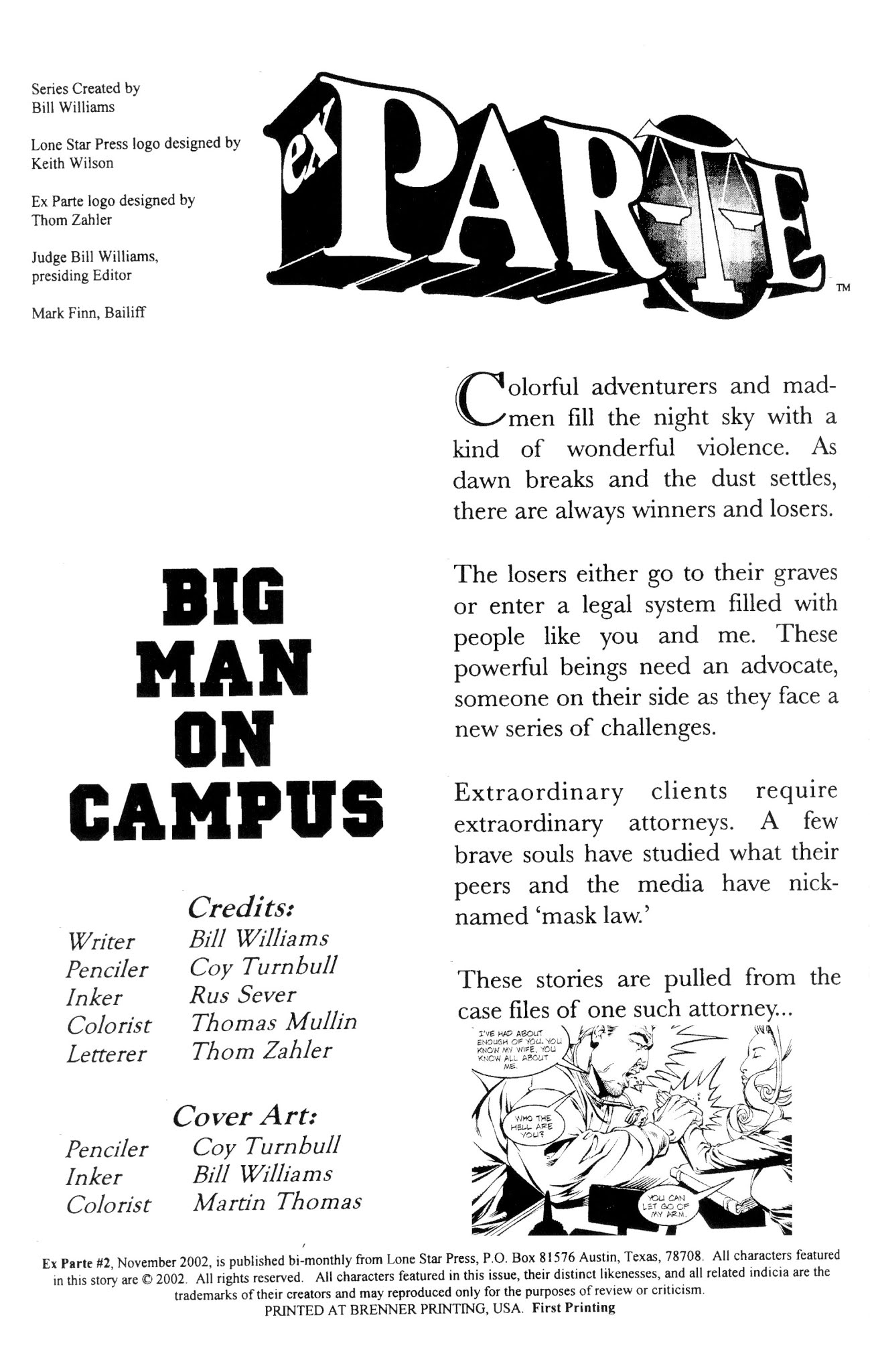 Read online Ex Parte comic -  Issue #2 - 2