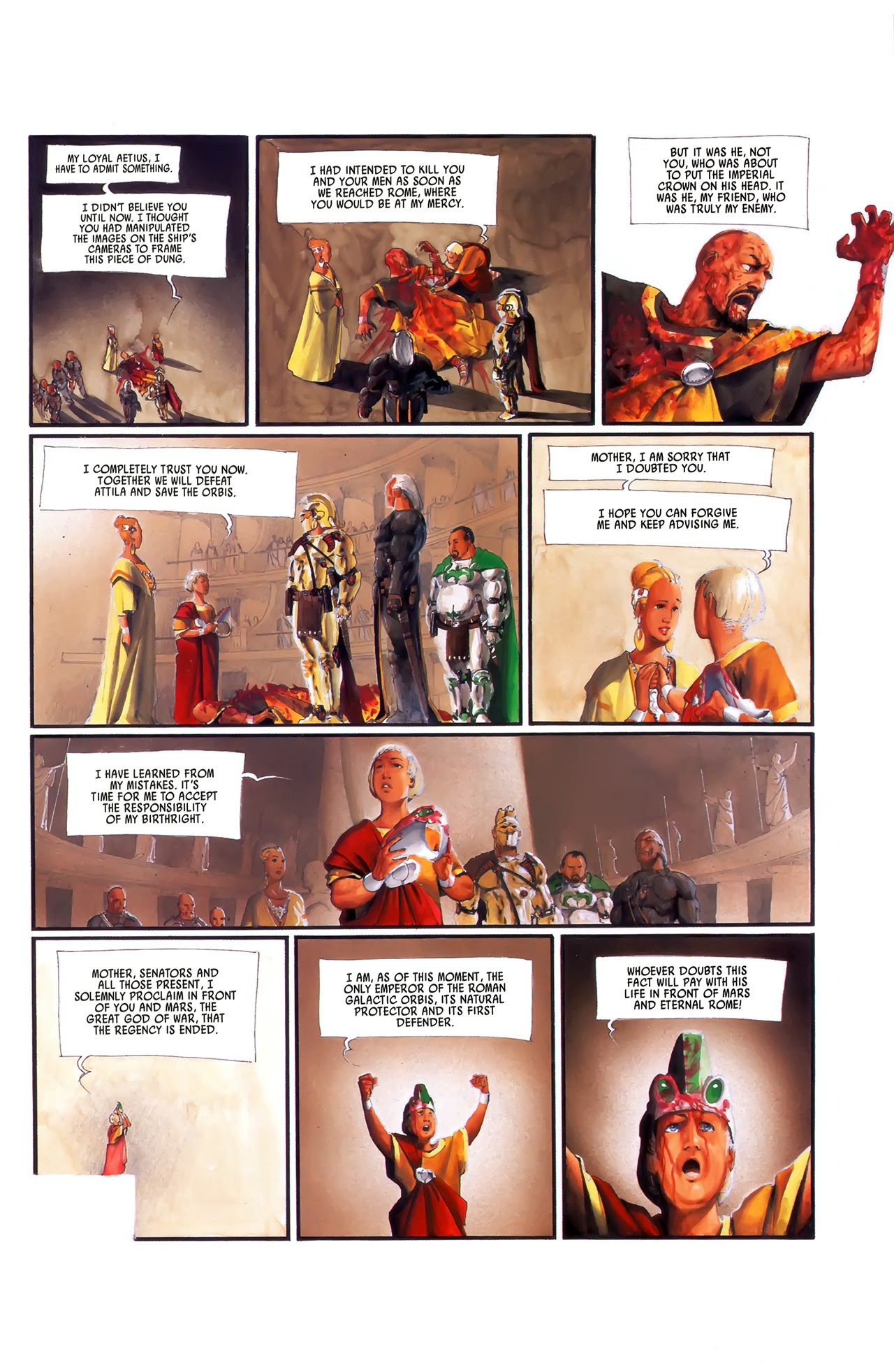 Read online Scourge of the Gods comic -  Issue #3 - 47