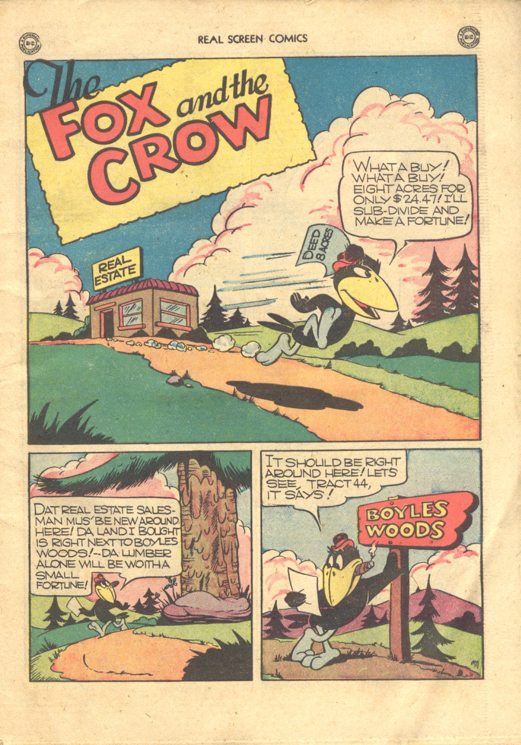 Read online Real Screen Comics comic -  Issue #19 - 3