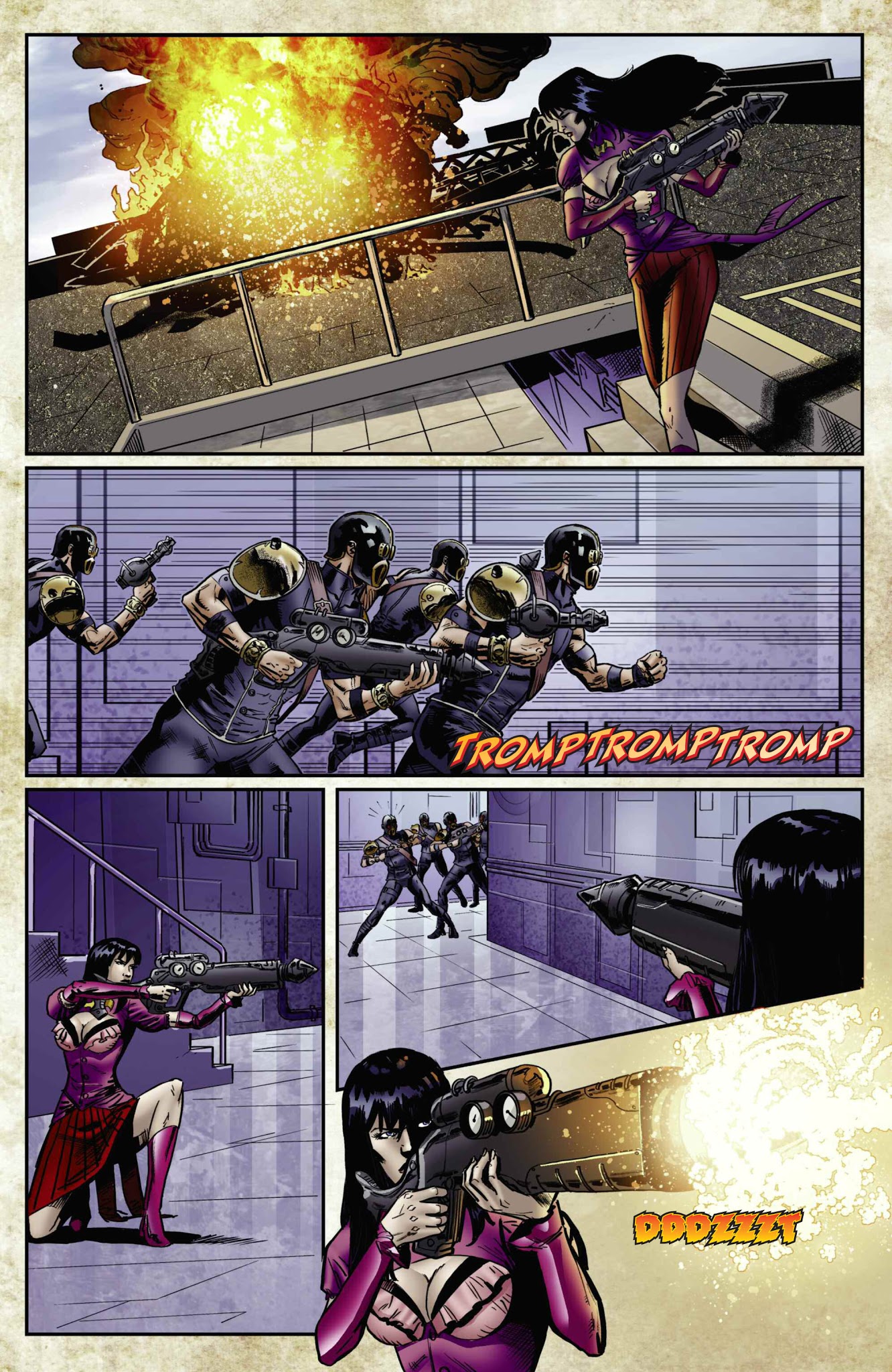 Read online Legenderry: Vampirella comic -  Issue #4 - 17