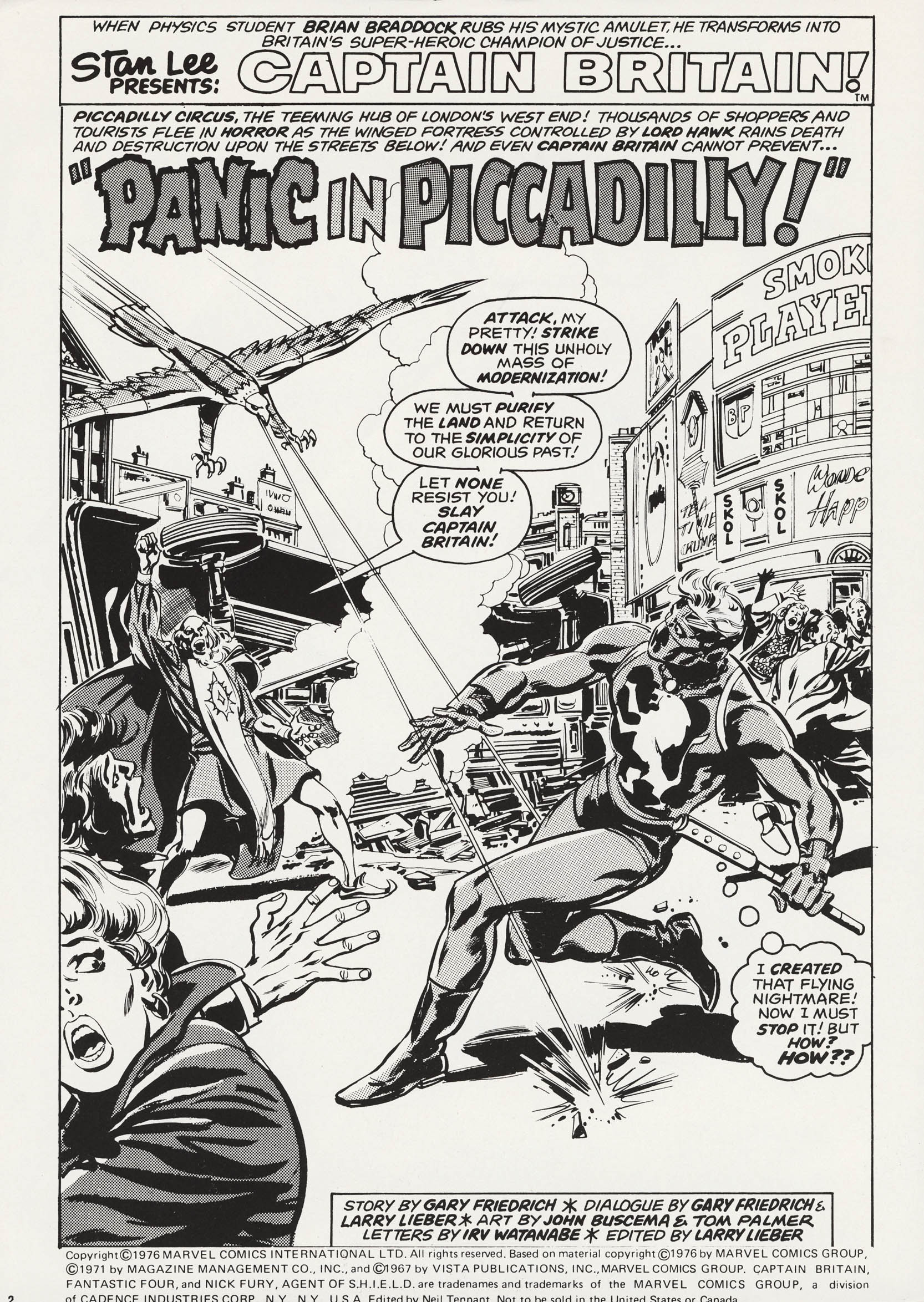 Read online Captain Britain (1976) comic -  Issue #30 - 2