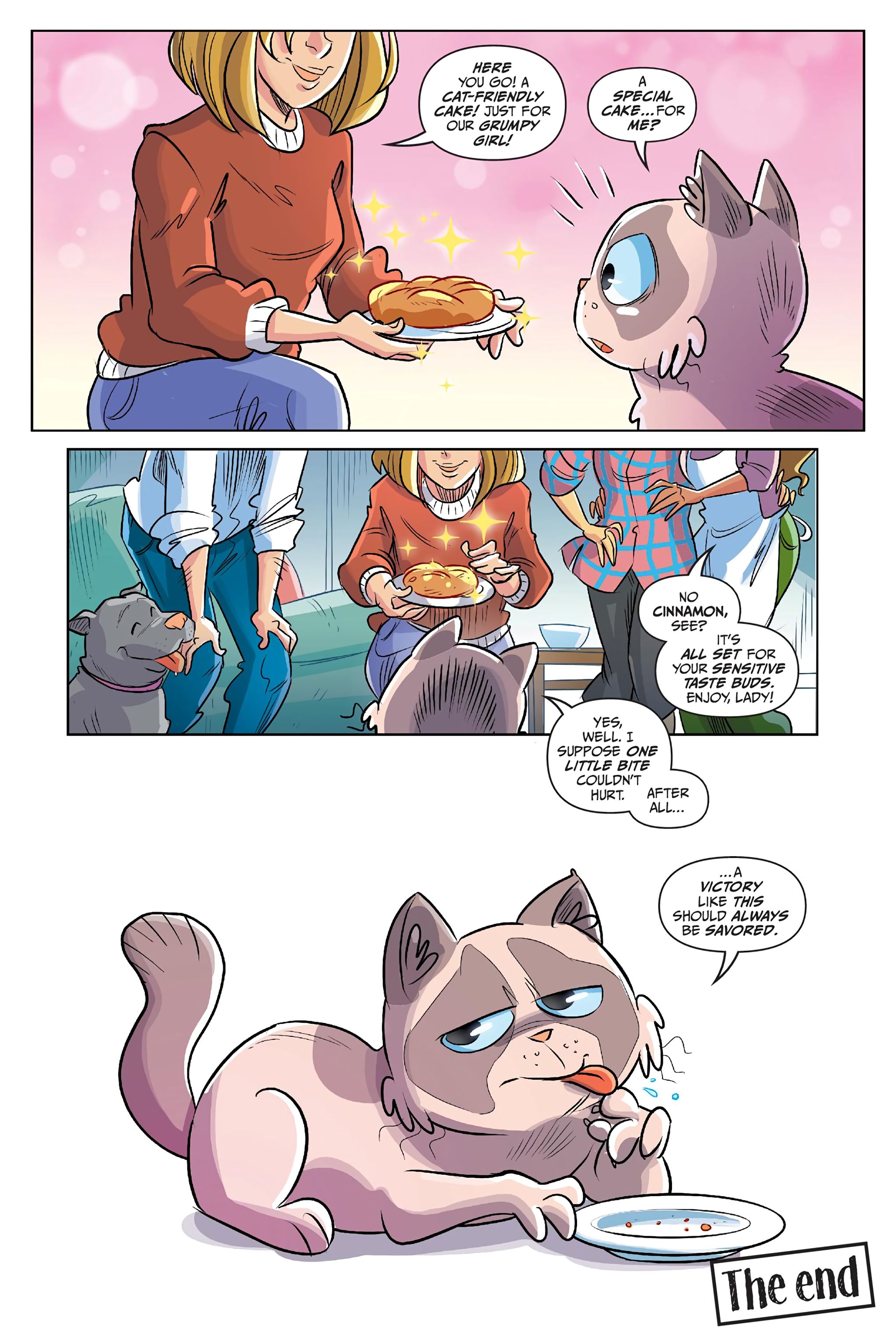 Read online Grumpy Cat: The Grumpus and Other Horrible Holiday Tales comic -  Issue # TPB - 64