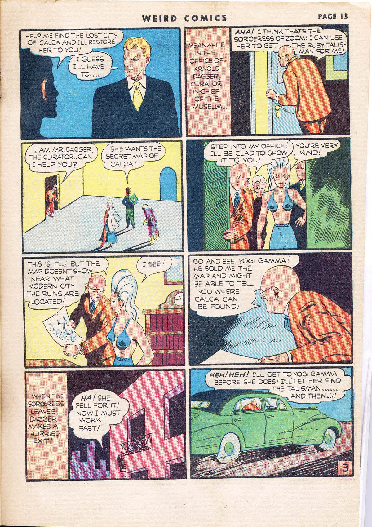 Read online Weird Comics comic -  Issue #13 - 14