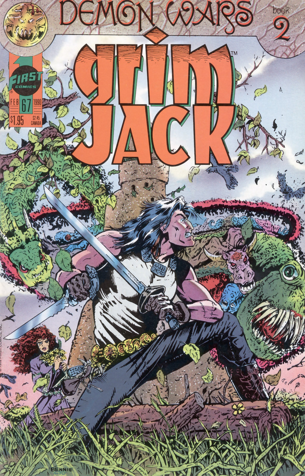 Read online Grimjack comic -  Issue #67 - 1