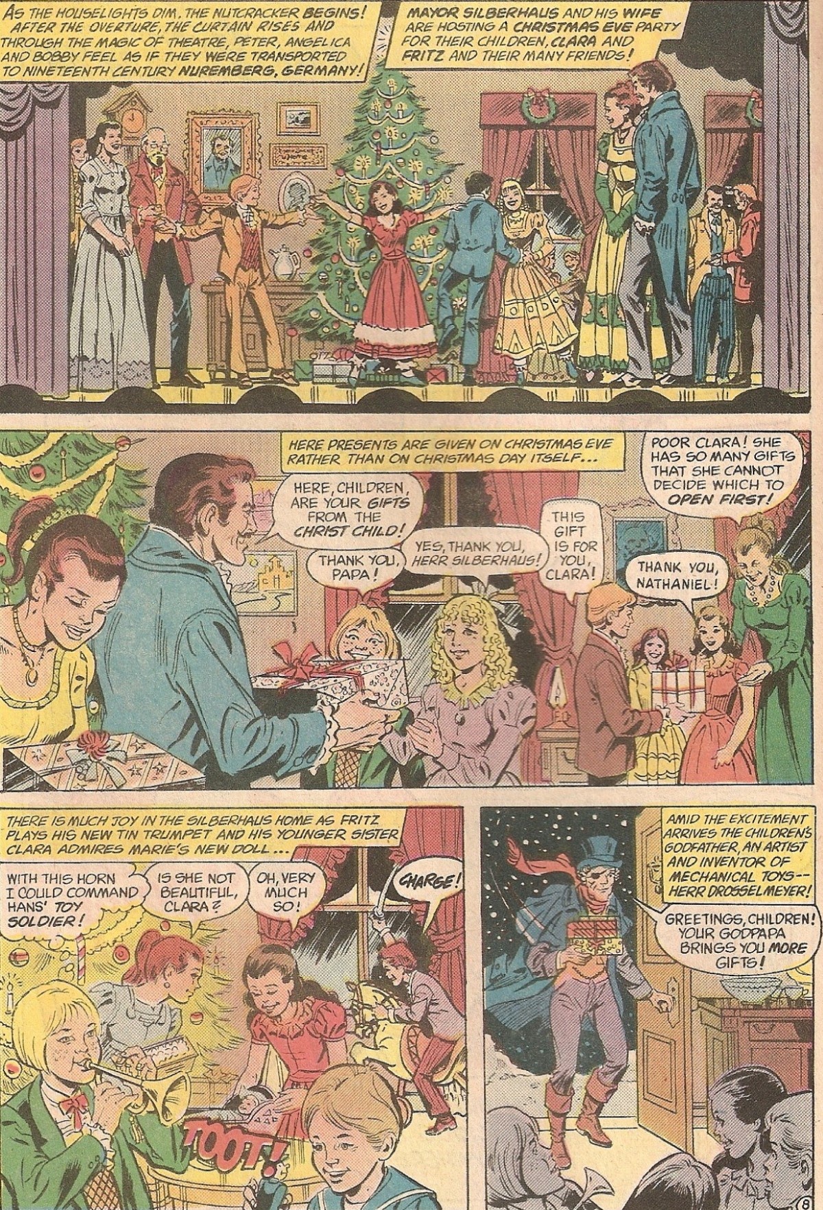Read online Spider-Man, Fire-Star and Iceman at the Dallas Ballet Nutcracker comic -  Issue # Full - 9