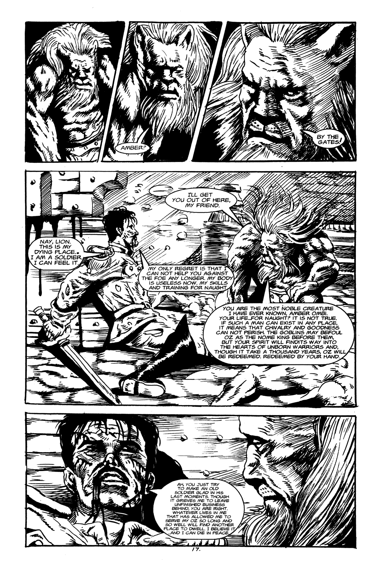 Read online Dark Oz comic -  Issue #4 - 19