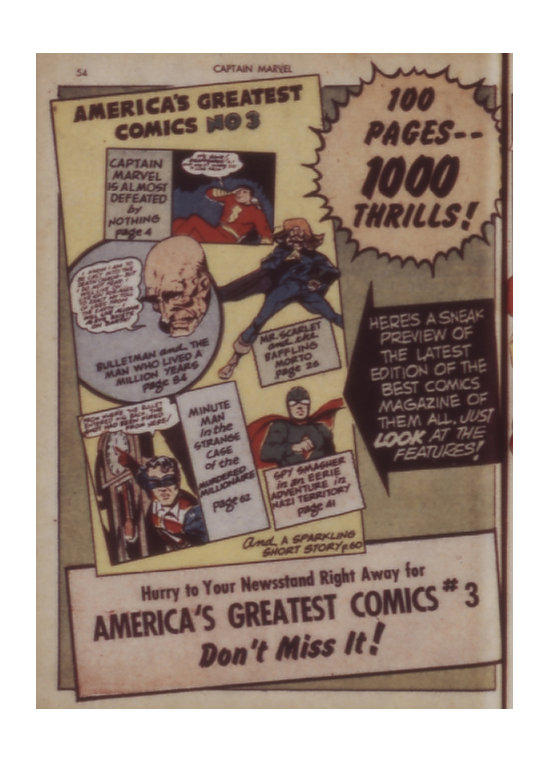 Read online Captain Marvel Adventures comic -  Issue #12 - 54