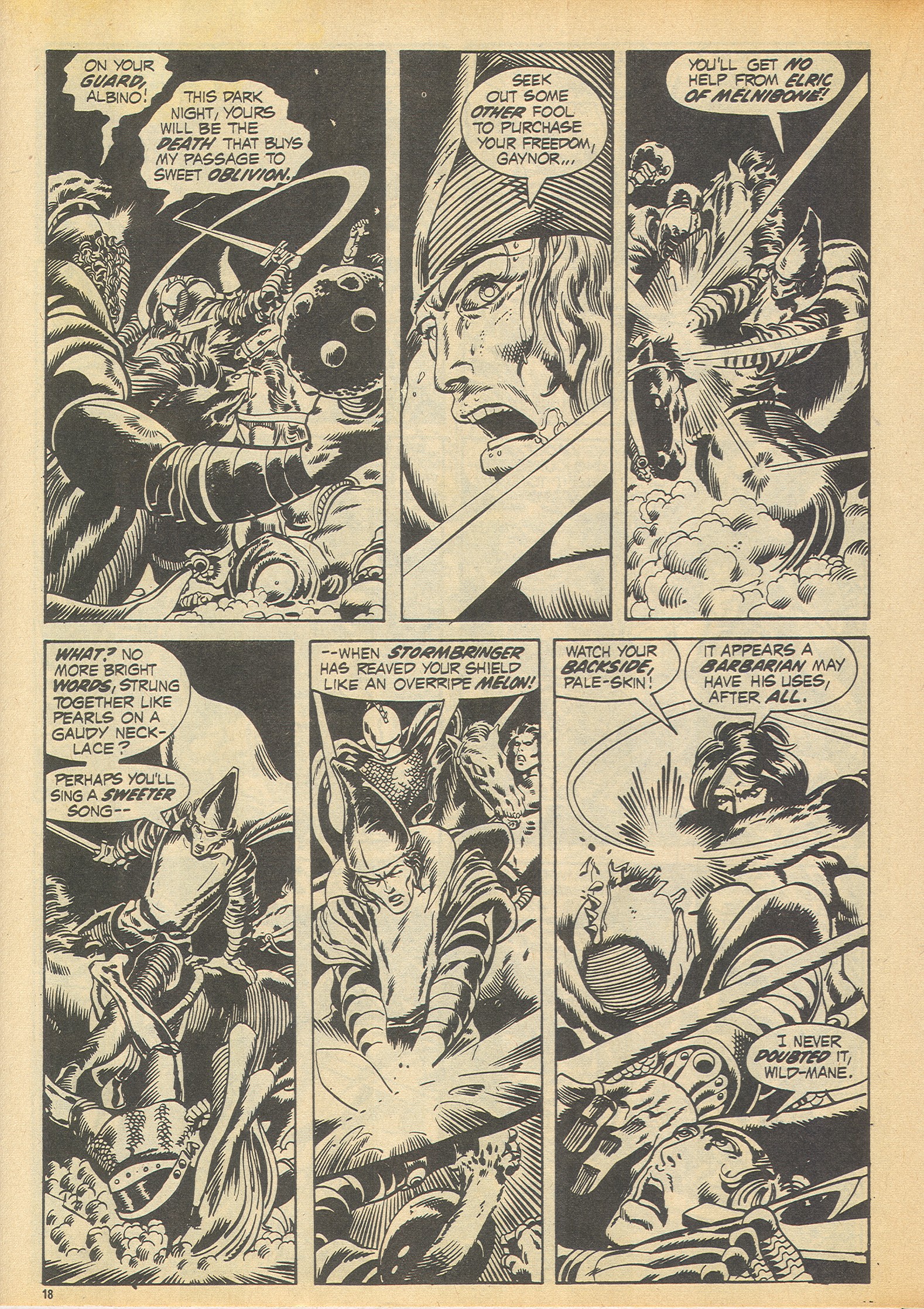 Read online The Savage Sword of Conan (1975) comic -  Issue #15 - 18