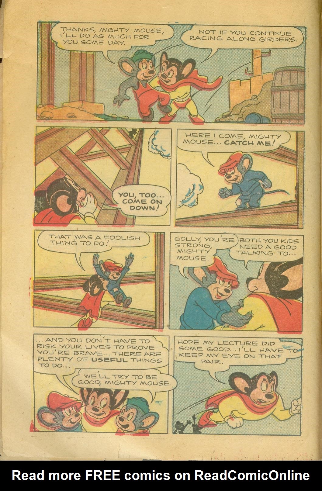 Read online Paul Terry's Mighty Mouse Comics comic -  Issue #49 - 6