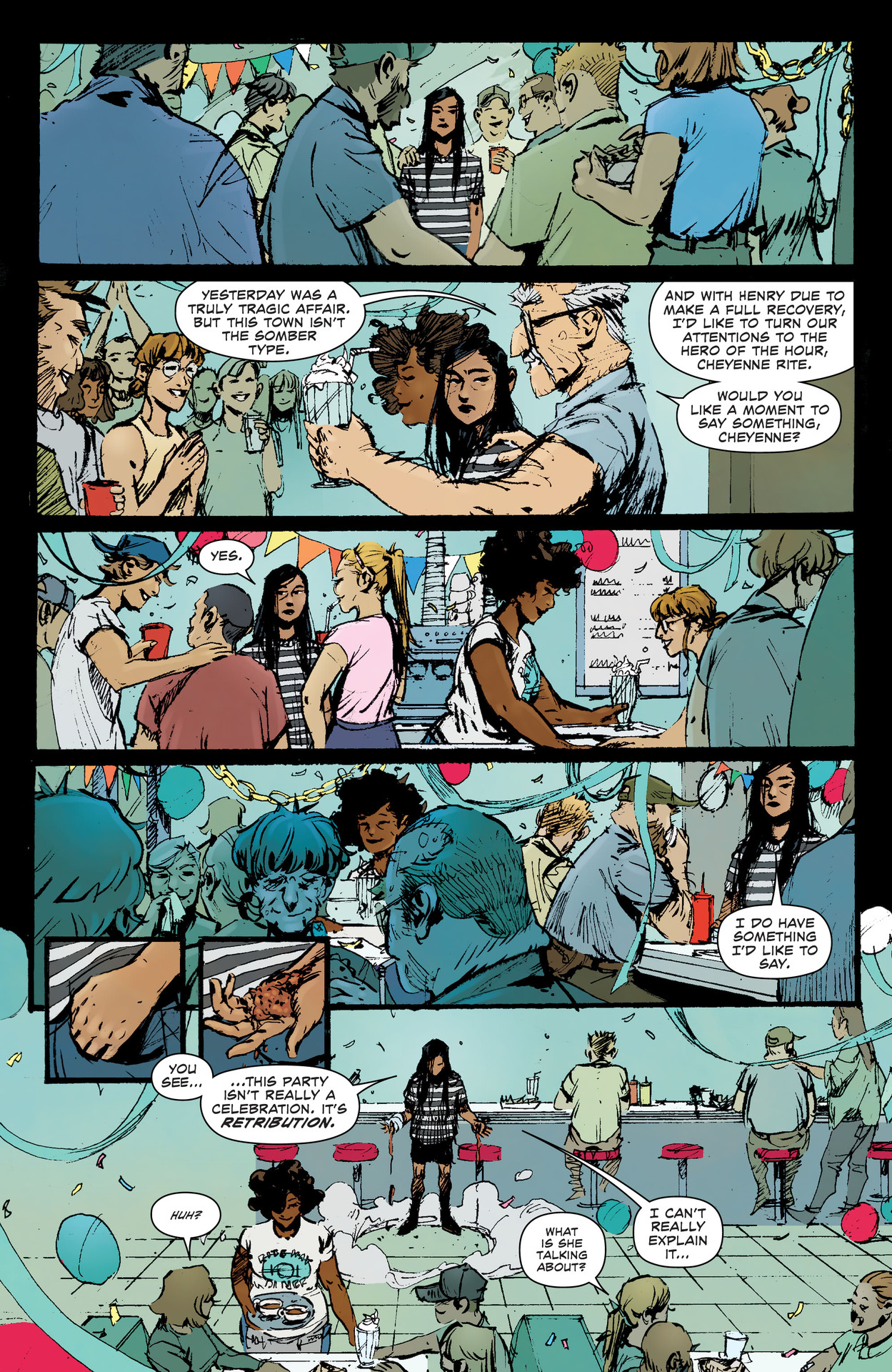 Read online Dark Spaces: Good Deeds comic -  Issue #6 - 13