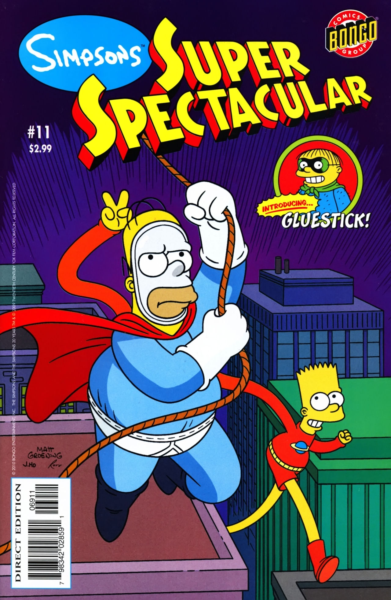 Read online Bongo Comics Presents Simpsons Super Spectacular comic -  Issue #11 - 1