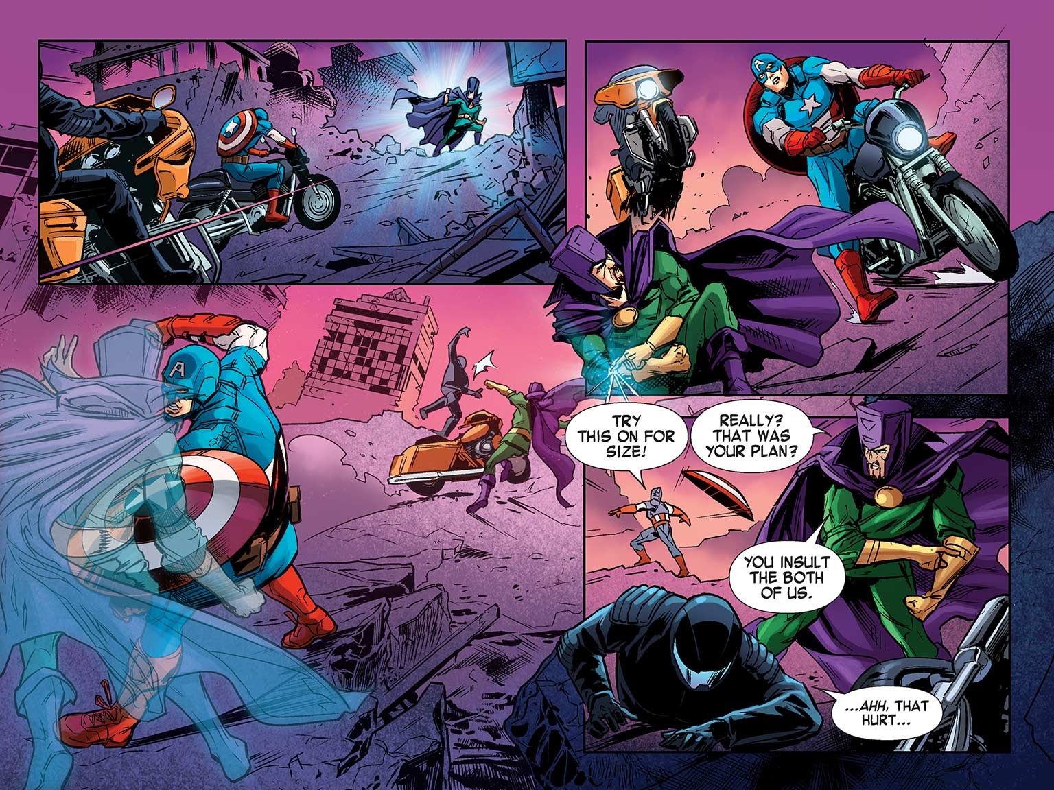 Read online Captain America Featuring Road Force comic -  Issue # Full - 43