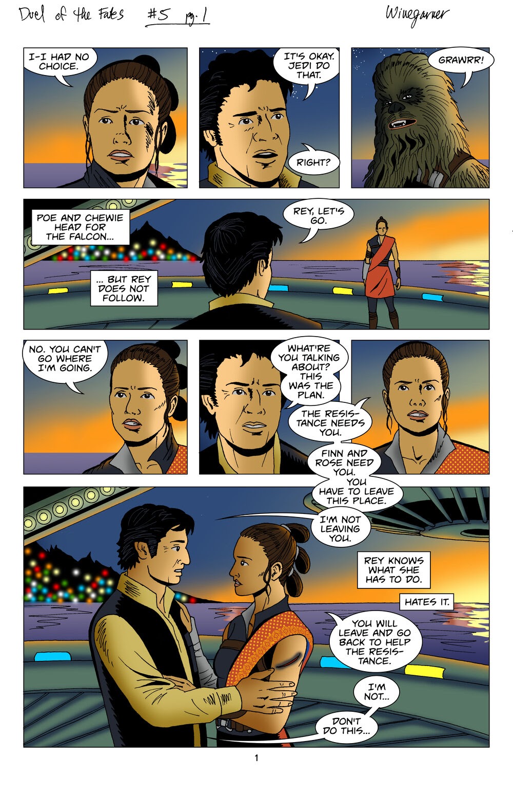Read online Star Wars: Duel of the Fates comic -  Issue #5 - 2