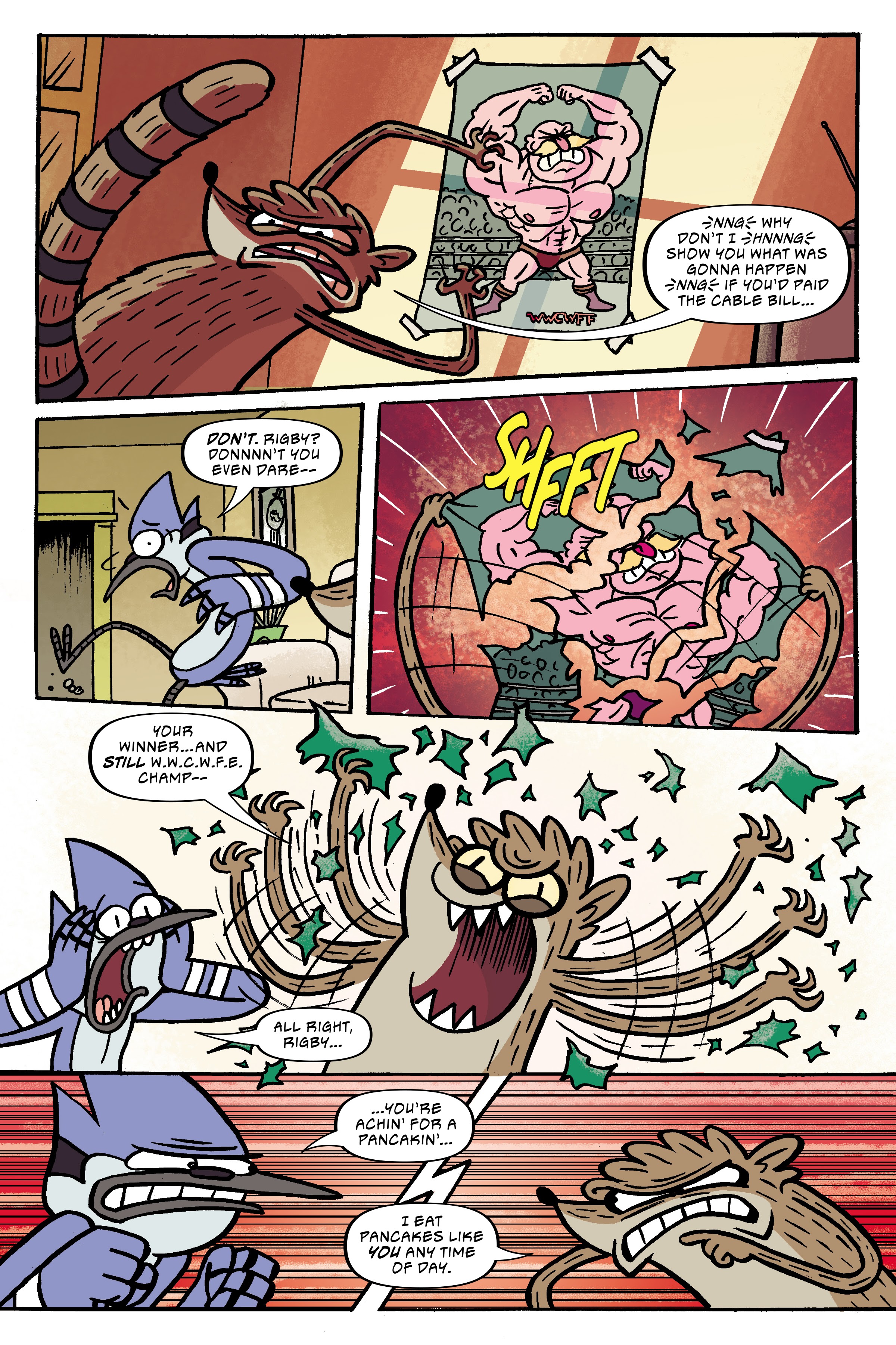 Read online Regular Show: Wrasslesplosion comic -  Issue # TPB - 10