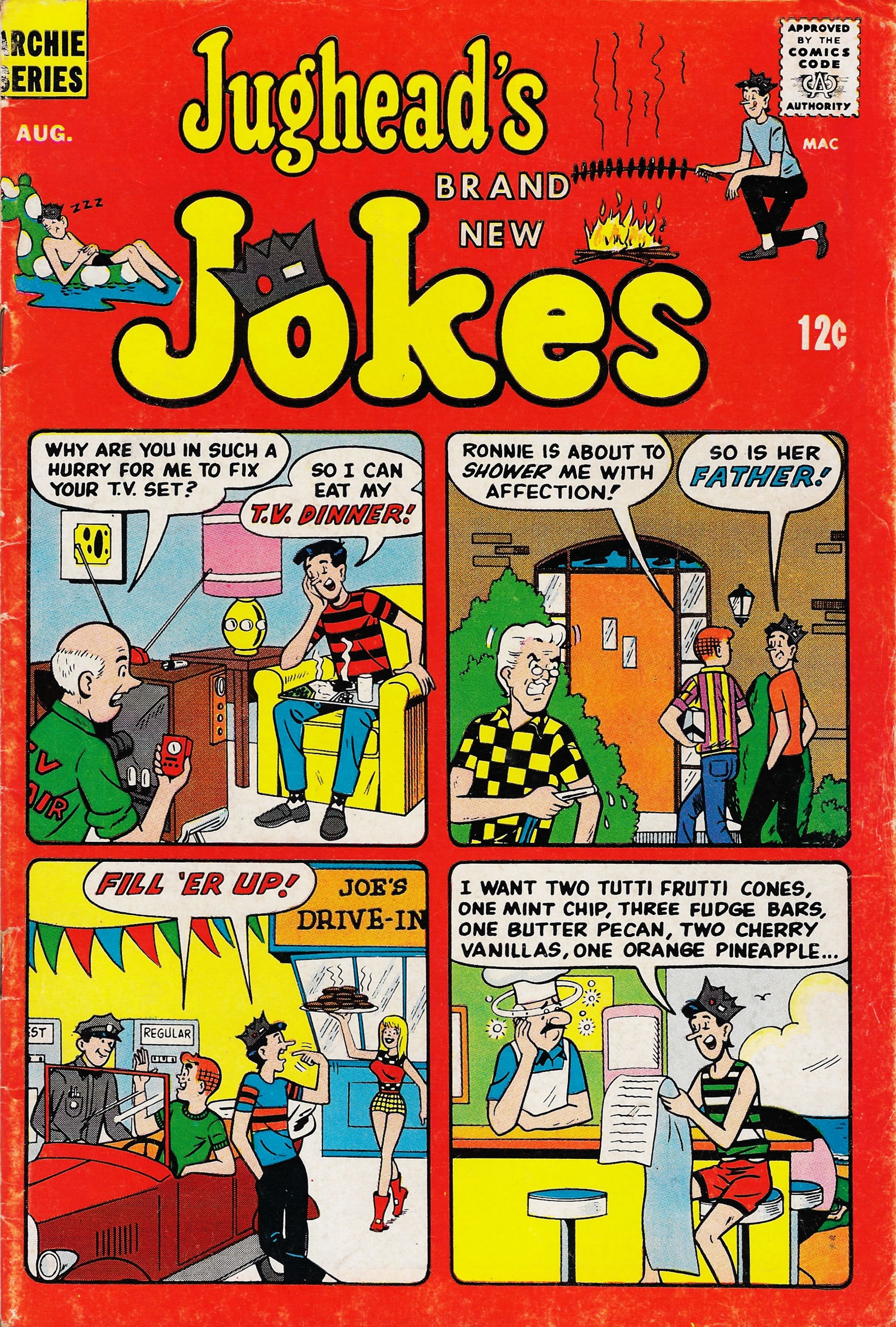 Read online Jughead's Jokes comic -  Issue #1 - 1