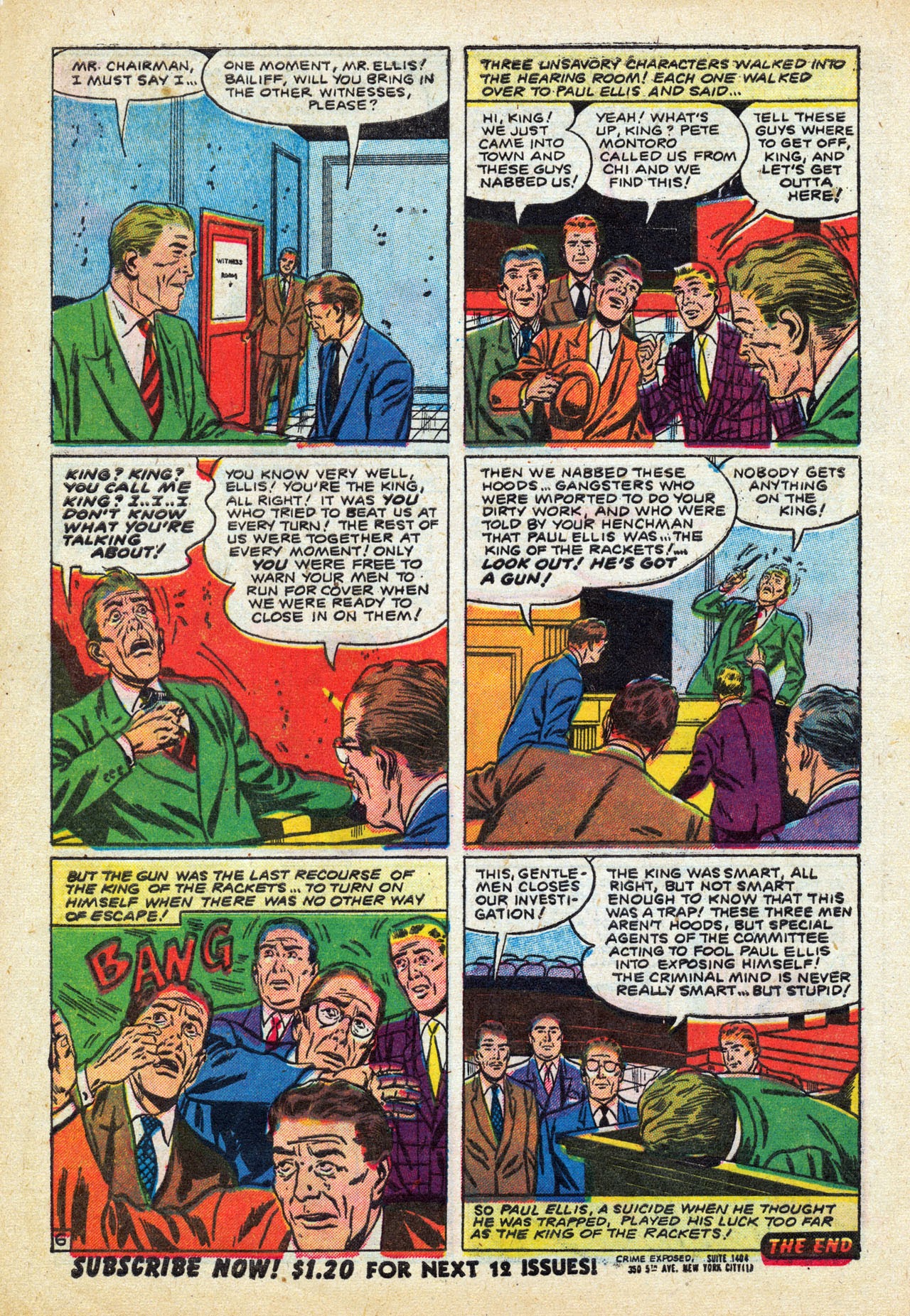 Read online Crime Exposed (1950) comic -  Issue #6 - 8