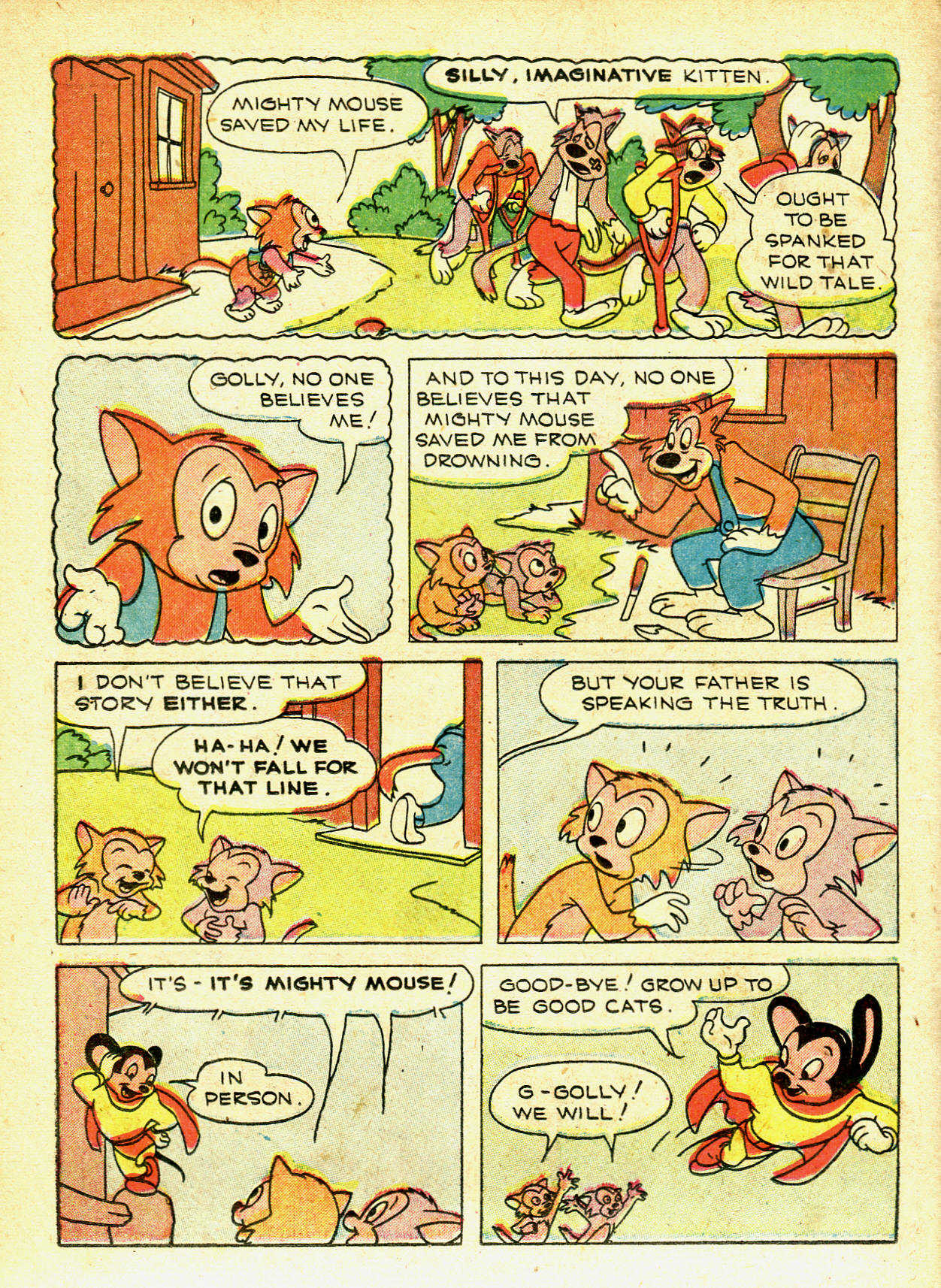 Read online Paul Terry's Mighty Mouse Comics comic -  Issue #30 - 22