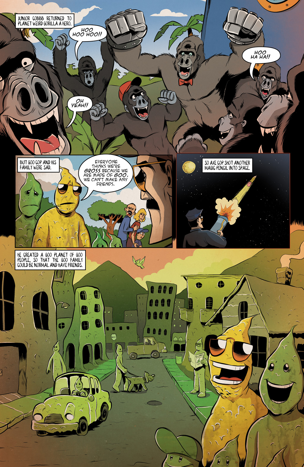 Read online Axe Cop: President of the World comic -  Issue #3 - 23