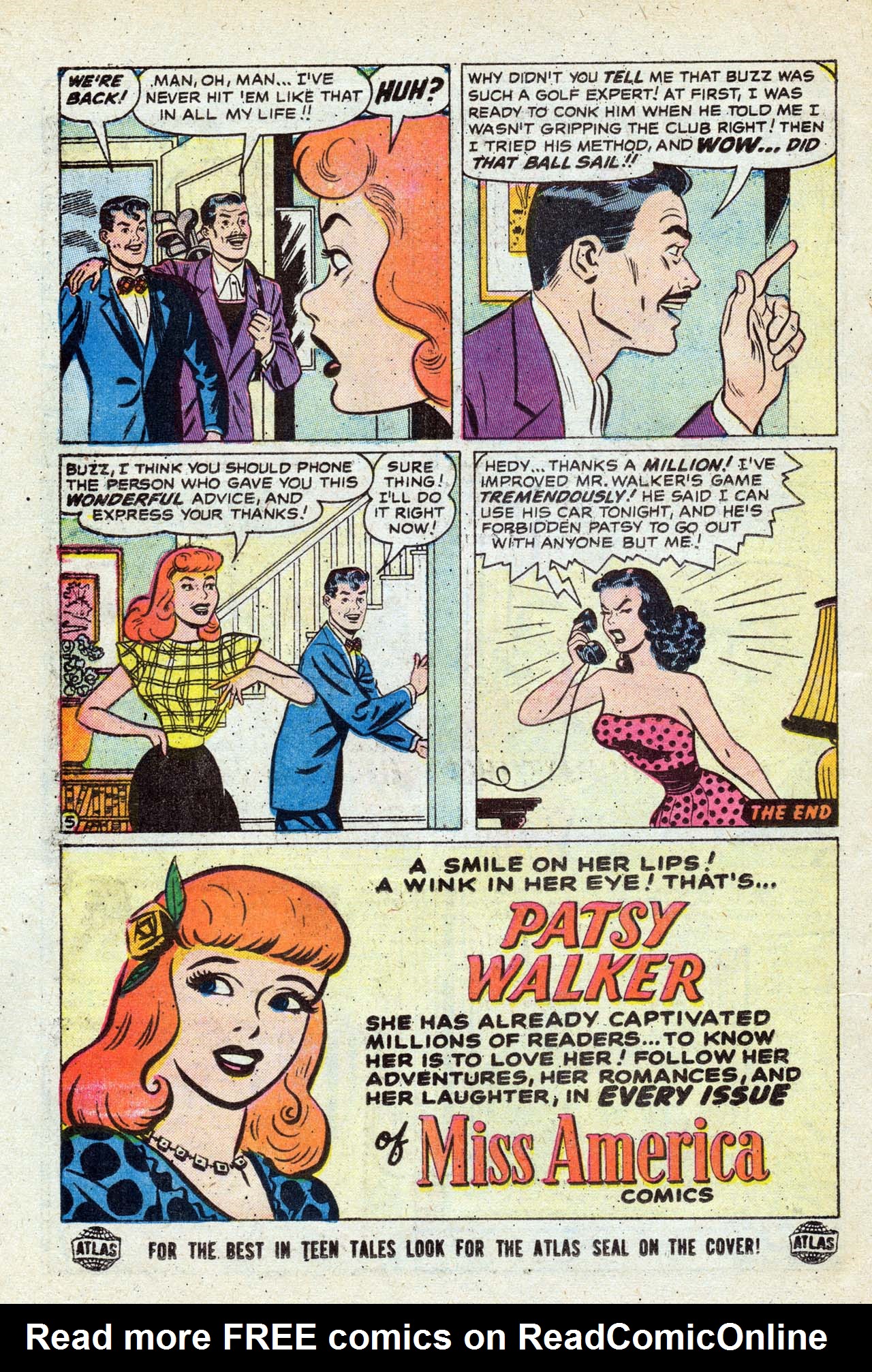 Read online Patsy and her Pals comic -  Issue #4 - 16