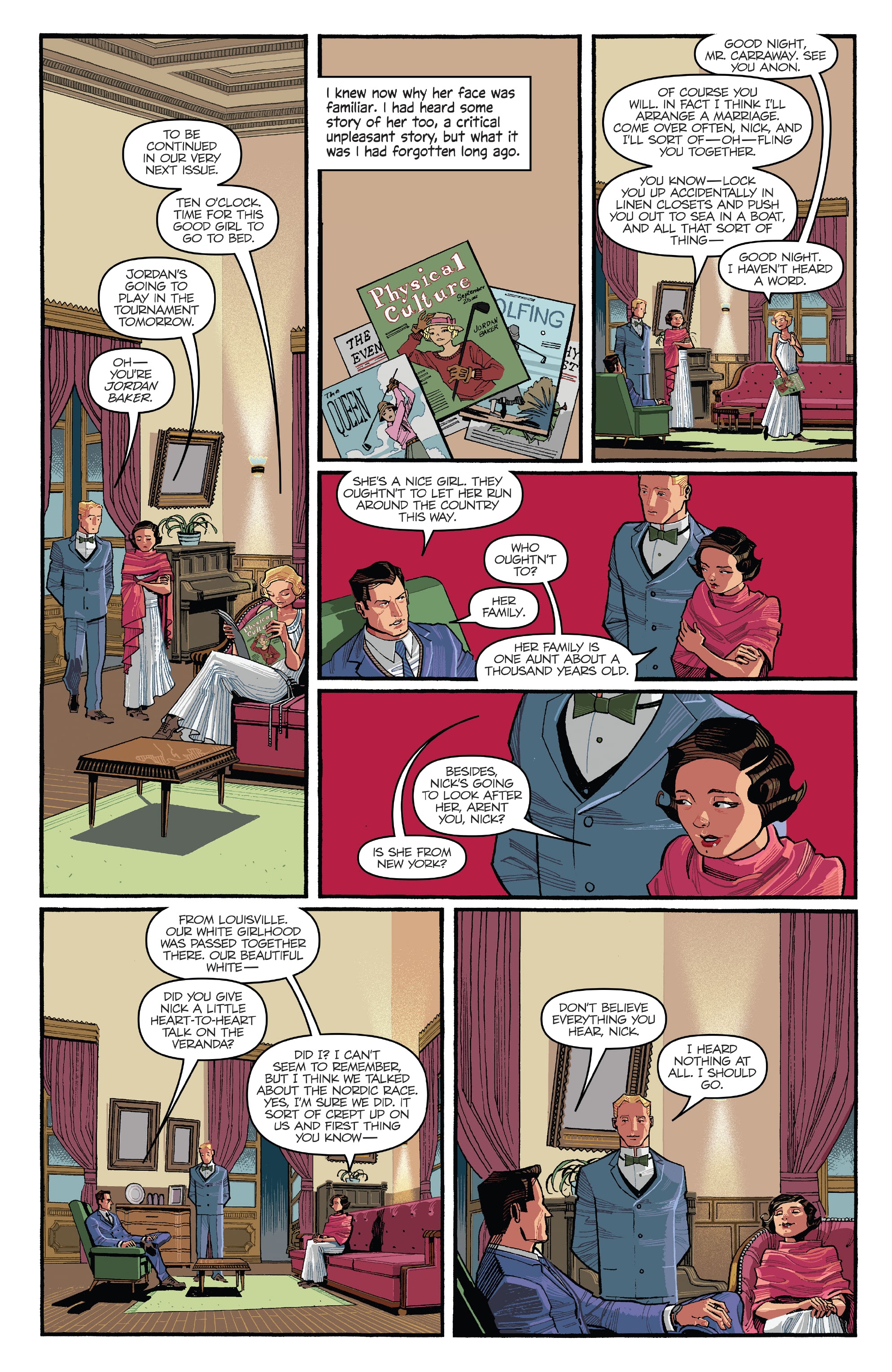Read online The Great Gatsby comic -  Issue #1 - 19