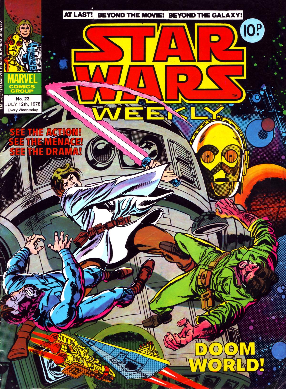 Read online Star Wars Weekly comic -  Issue #23 - 1